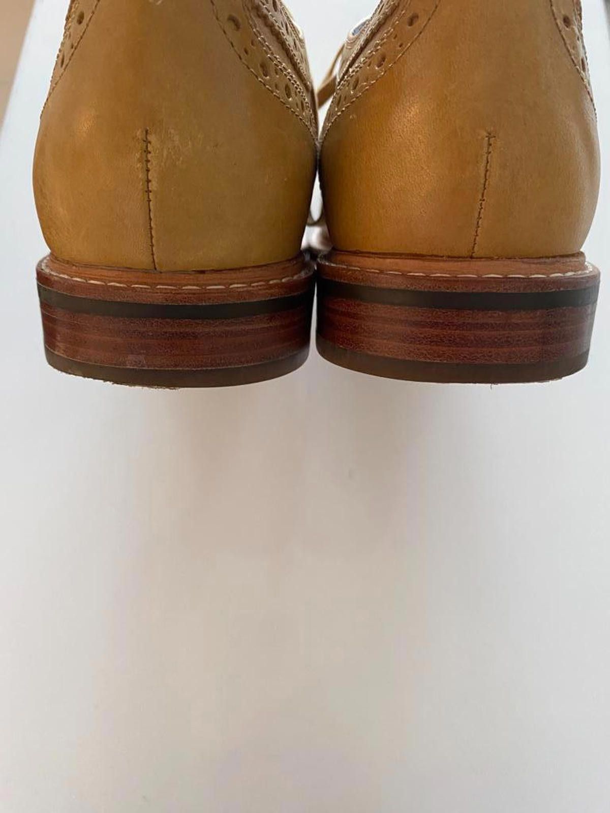 Florsheim COLE HAAN Size 10 Tan Brogues Leather Brogue Lace Up Shoes Size US 10 / EU 43 - 5 Thumbnail