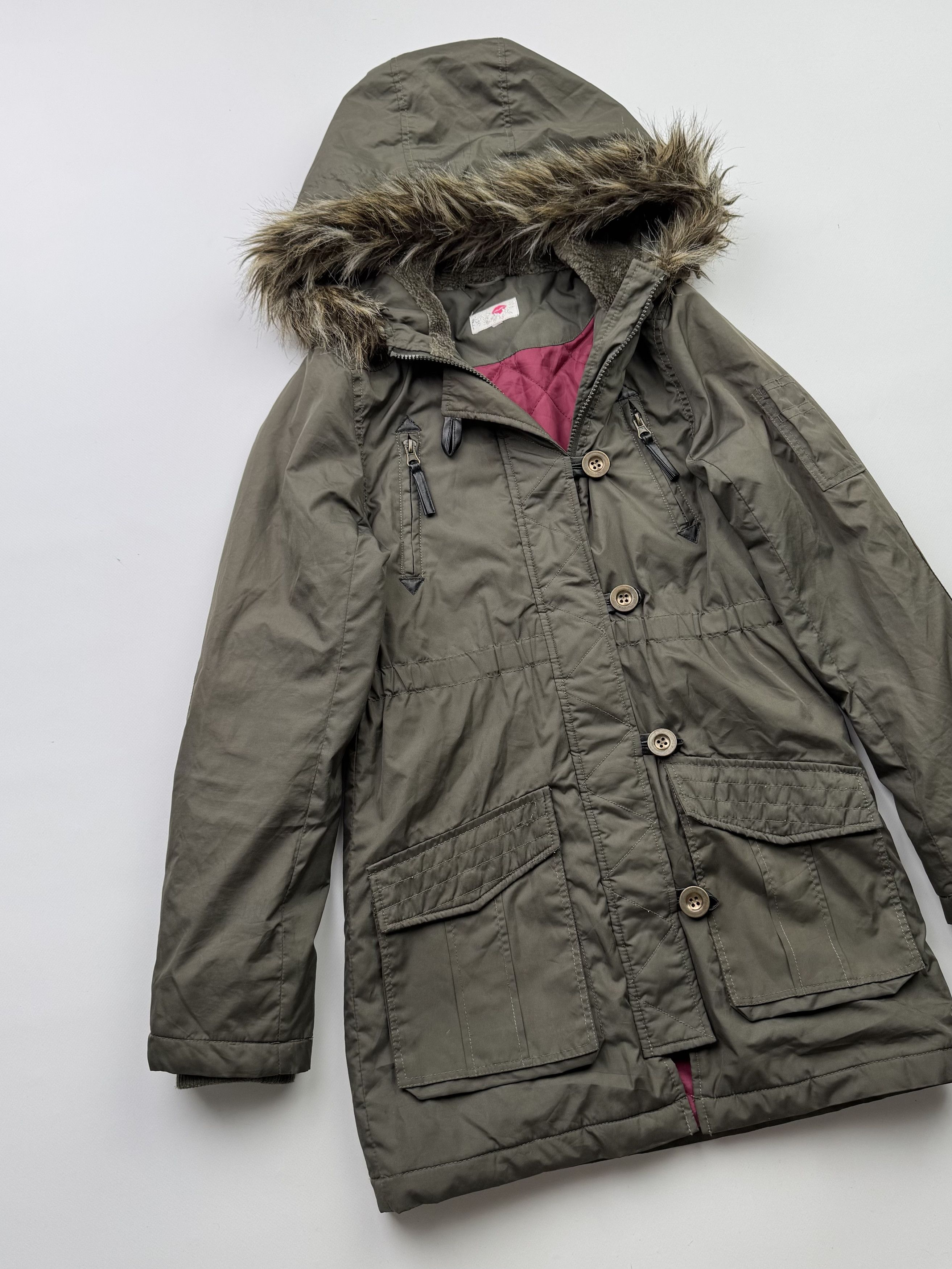Japanese Brand Vintage Faux Fur Hood Jacket B765(V98)E2 Size XS / US 0-2 / IT 36-38 - 2 Thumbnail
