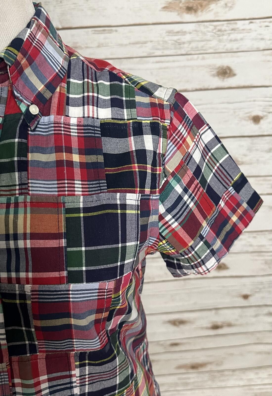 Brooks Brothers Brooks Brothers 1818 Regent Men's shirt madras patchwork Size US XS / EU 42 / 0 - 3 Thumbnail