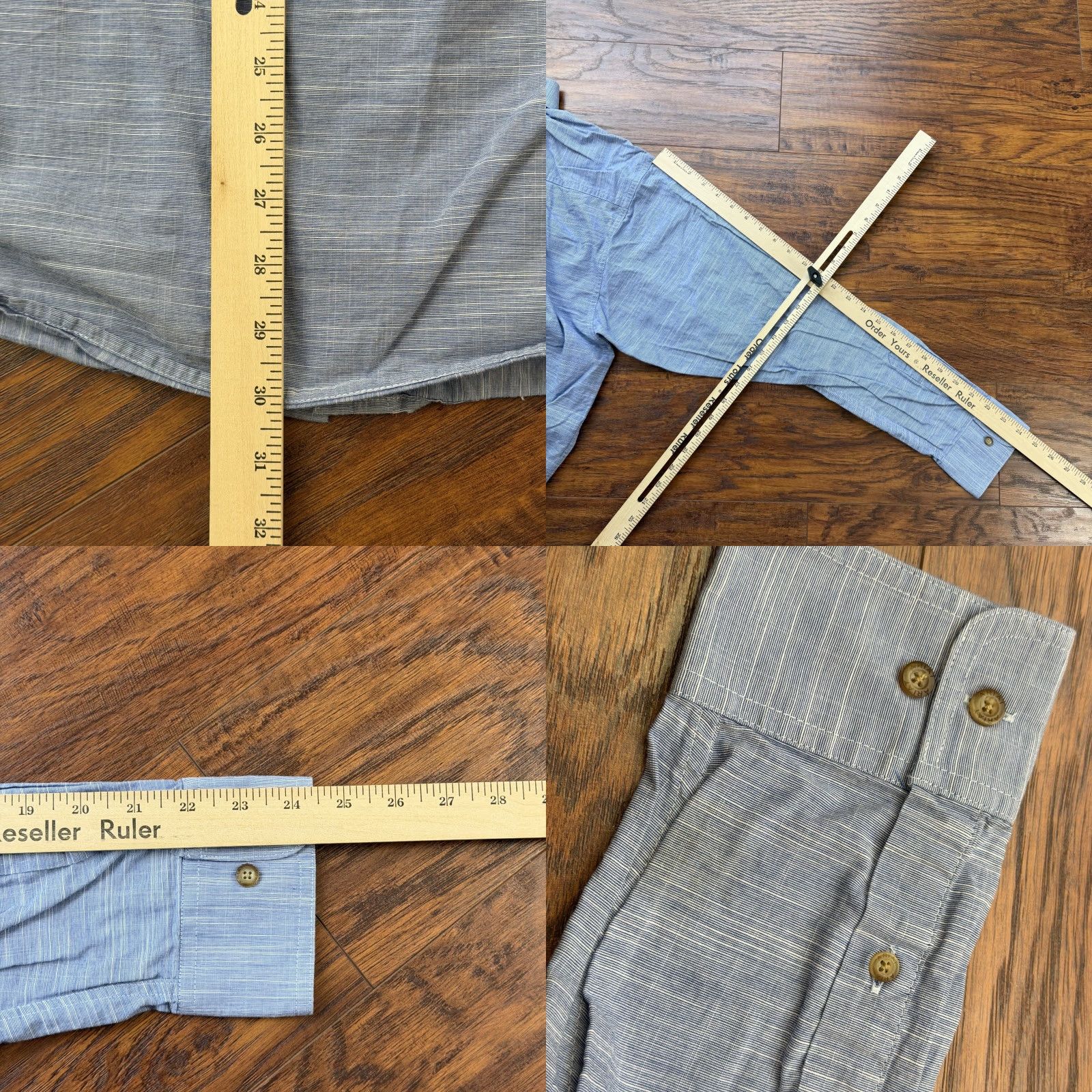 Ariat Ariat Shirt Button-Up Long Sleeve Blue L Cotton Western Casual Pocket Modern Size US L / EU 52-54 / 3 - 8 Thumbnail