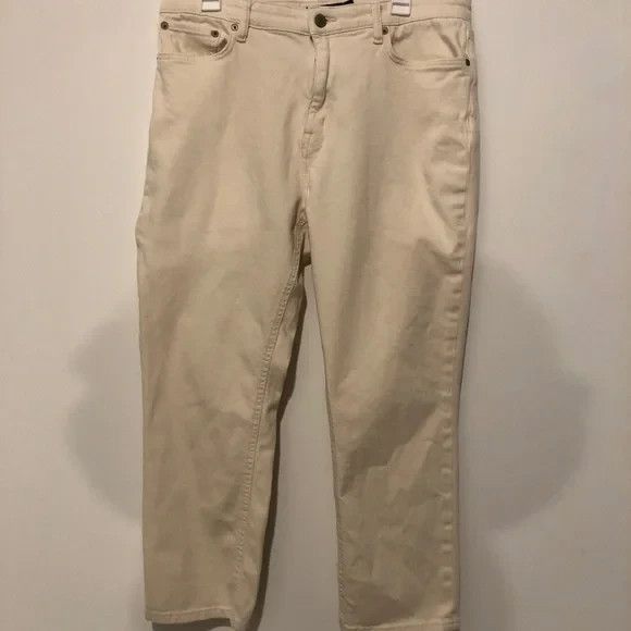 Ralph Lauren Black Label Lauren Ralph Lauren Black Label Jeans Size 14 Ivory Casual Size 36" / US 14 / IT 50 - 2 Thumbnail