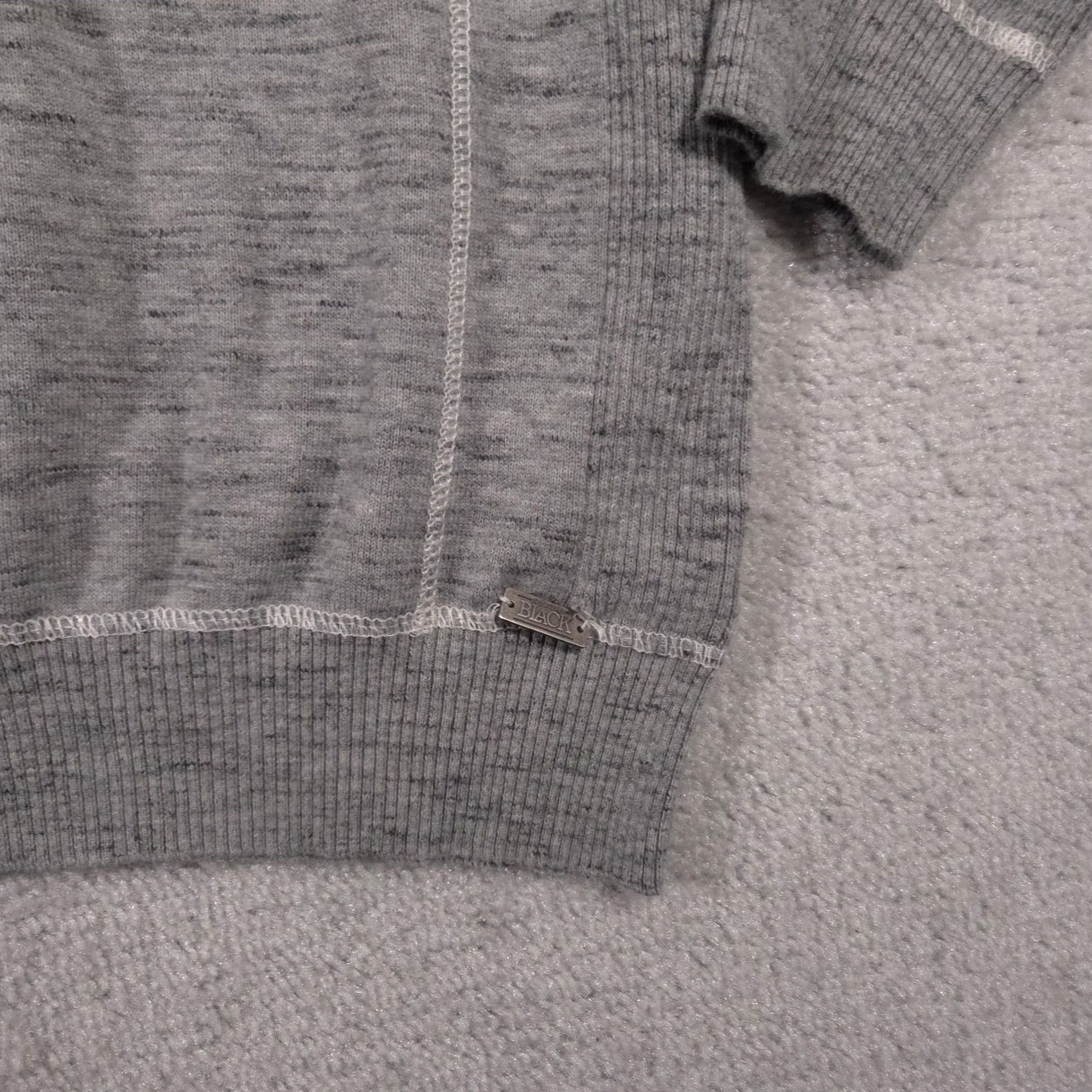 Buckle Black Buckle Black Sweater Mens XL Gray Quarter Zip Mock Neck Athletic Fit Pullover Size US XL / EU 56 / 4 - 4 Thumbnail