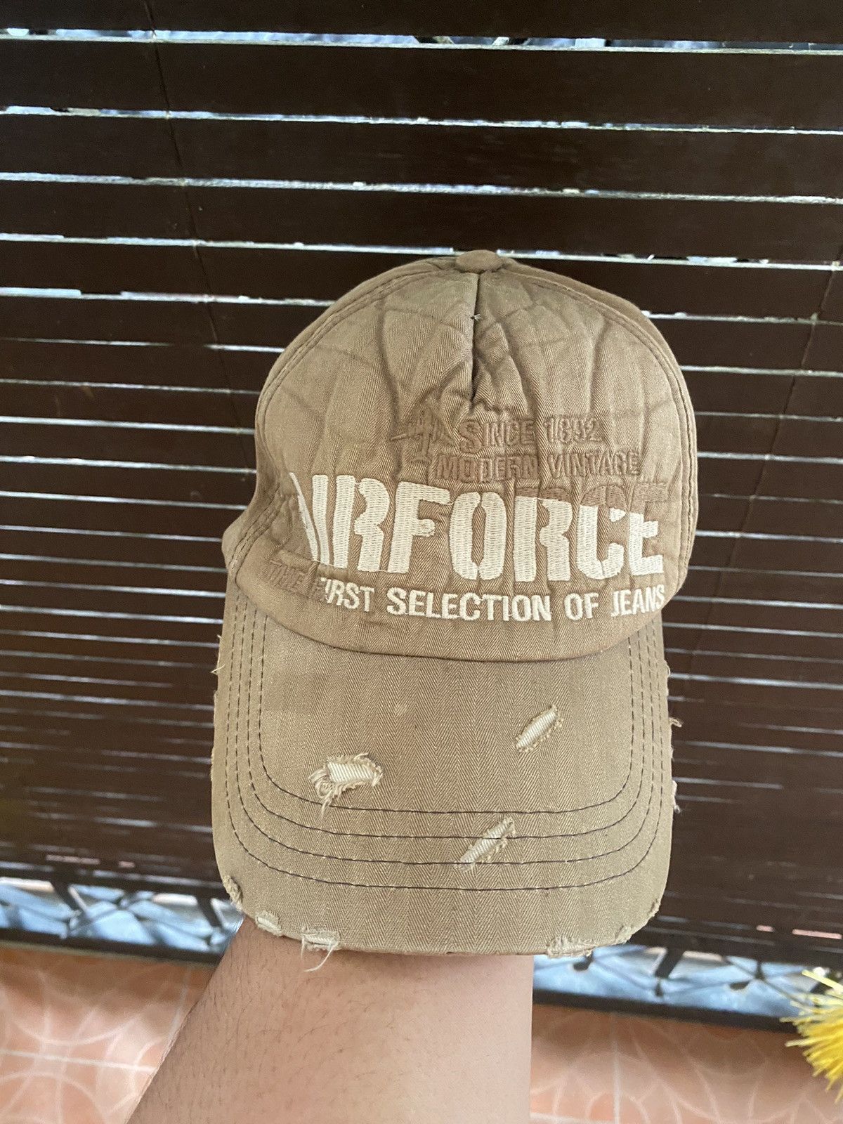 Vintage Vintage Airforce adjustable buckle hat Size ONE SIZE - 1 Thumbnail