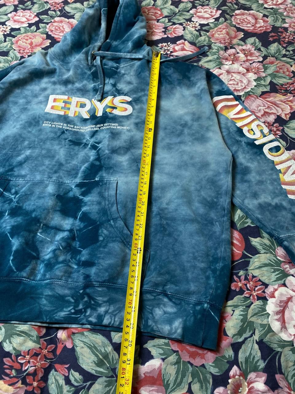 Vintage MSFTSrep SYRE/ERYS Vision Album RARE Graphic Tour Hoodie Size US XXL / EU 58 / 5 - 18 Thumbnail