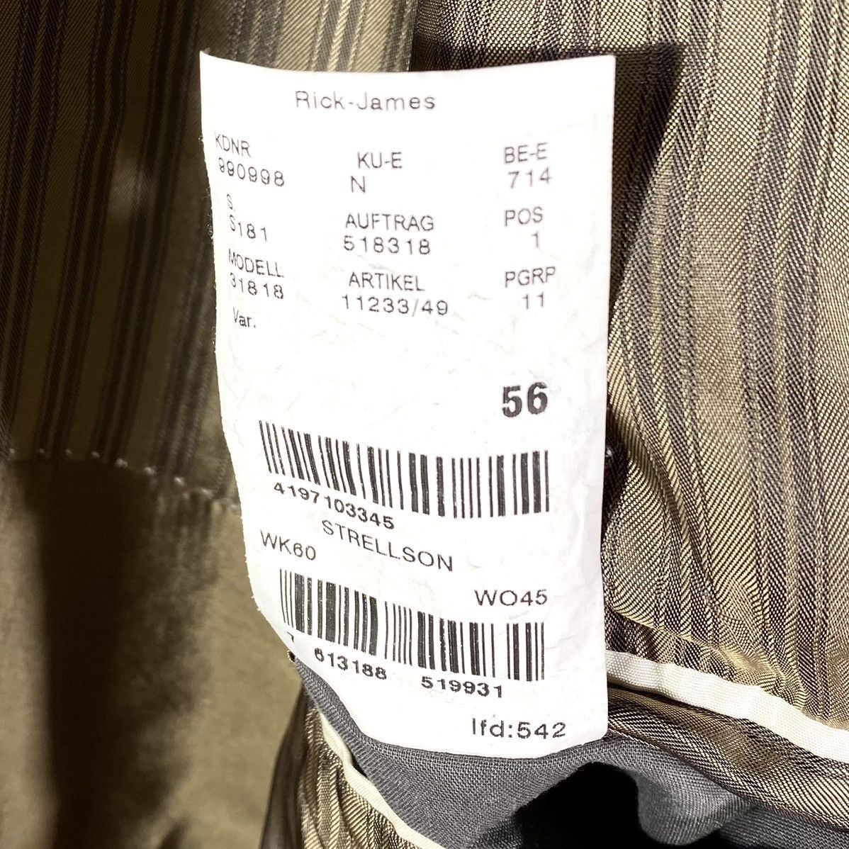 Strellson Veste De Costume Rick-James Marron Strellson (Laine Mixte) Size 46L - 6 Thumbnail