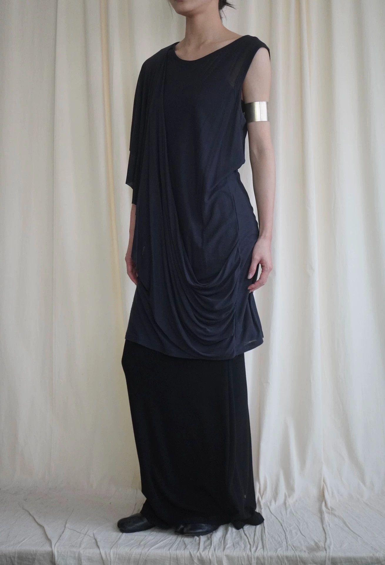 MM6 MM6 2000s Navy Blue Wrap Dress M 9/10 Size M / US 6-8 / IT 42-44 - 7 Thumbnail