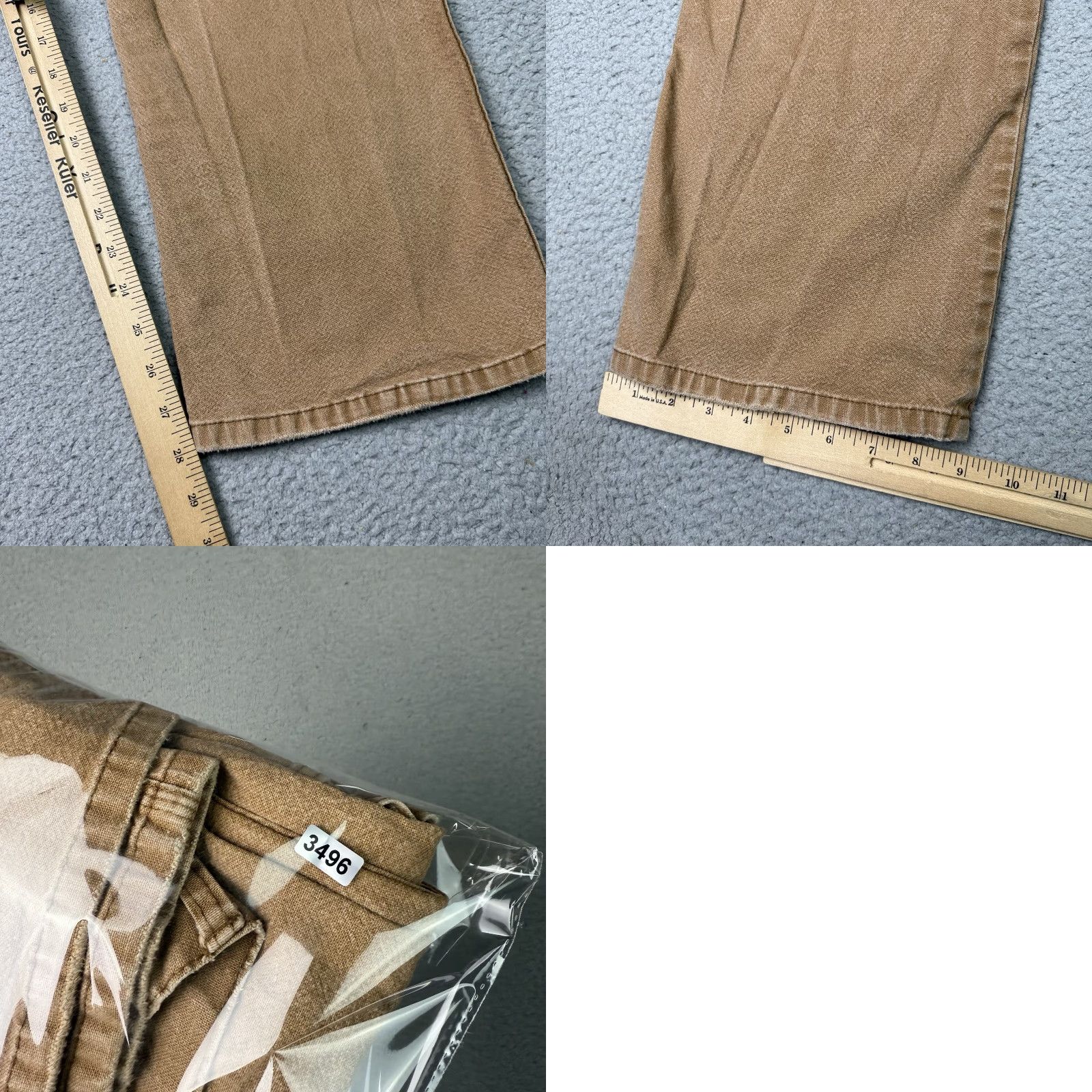 Dickies Dickies Workwear Carpenter Pants Jeans 36 Brown Distressed Canvas 80s 90s Punk Rock USA Mens Regular Straight Size US 38 / EU 54 - 9 Thumbnail