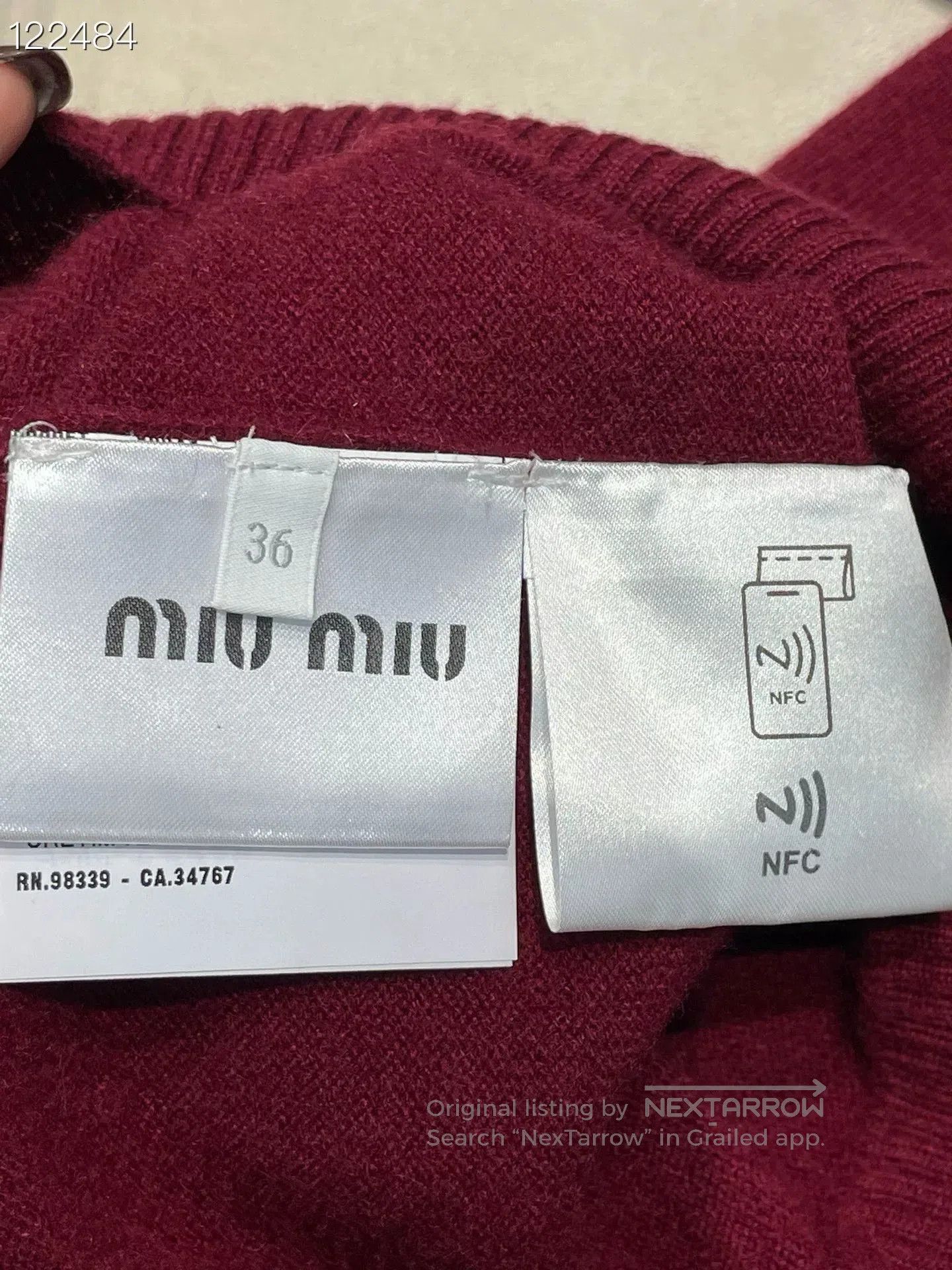 Miu Miu Miu Miu Women's Cashmere Knit Short. Size XS / US 0-2 / IT 36-38 - 5 Thumbnail