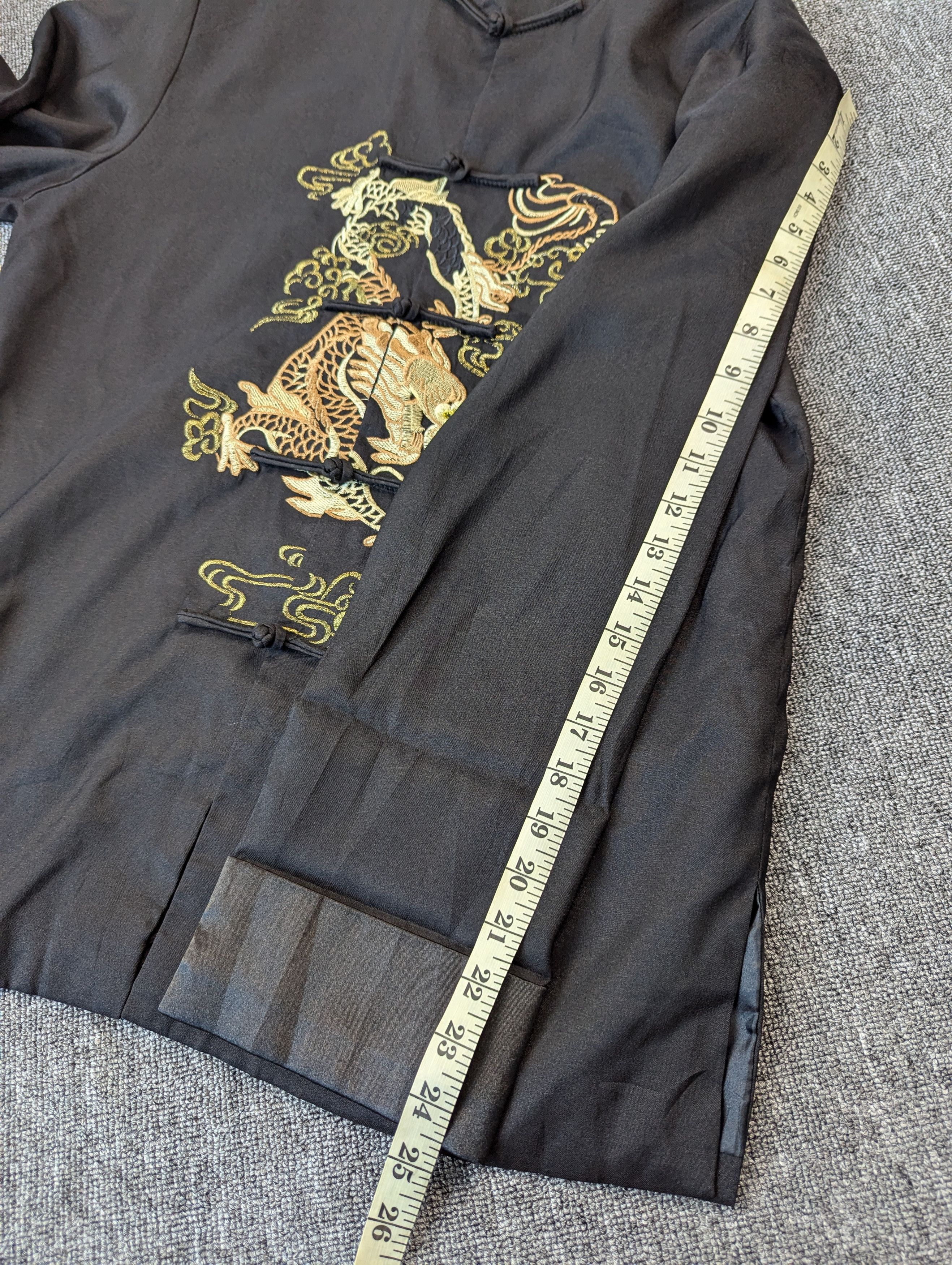 Japanese Brand Vintage Japanese Brand Tang Suit Dragon Embroidery Jacket Size US M / EU 48-50 / 2 - 14 Thumbnail