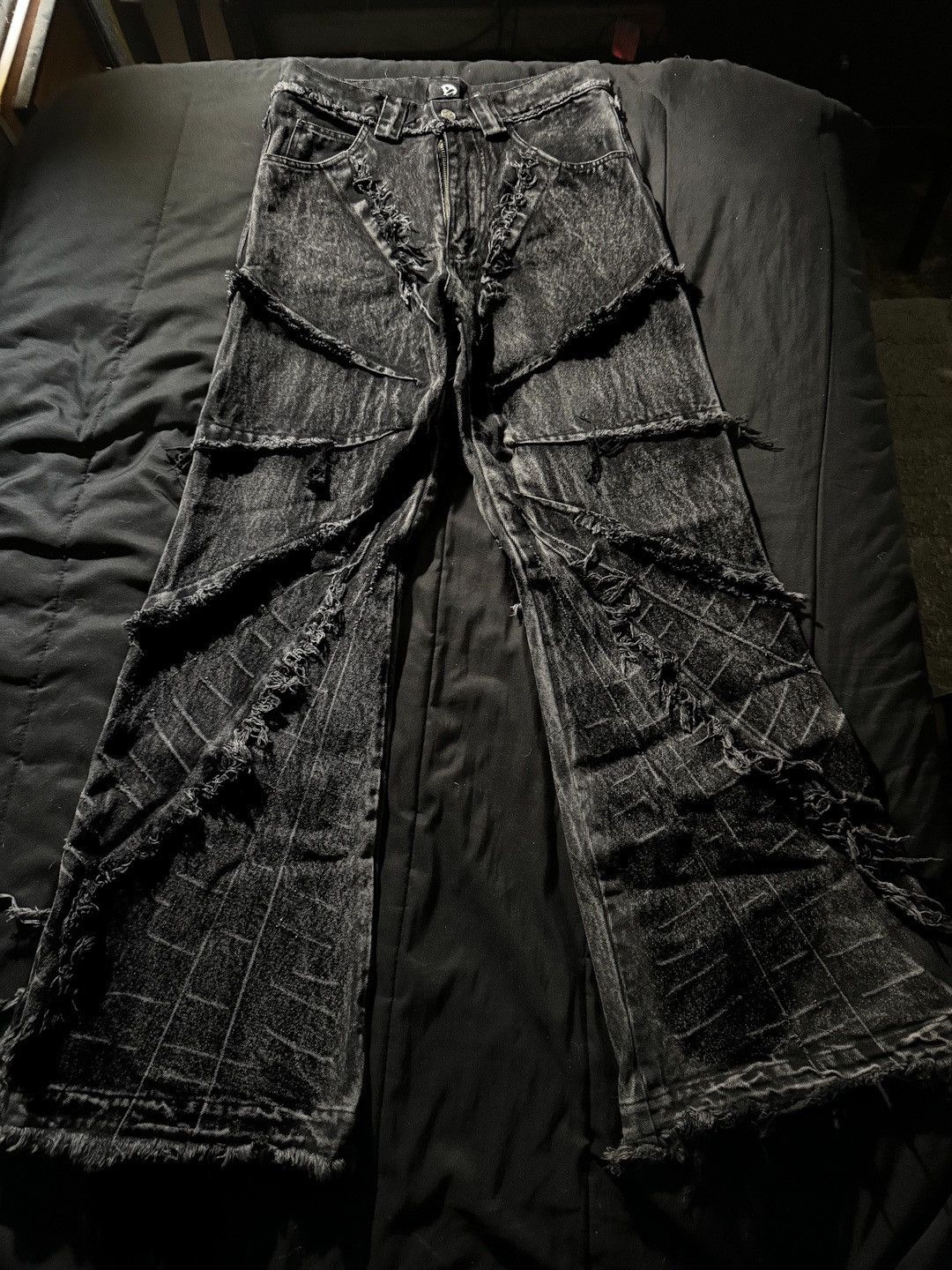 Vintage Cyvist flare web denim black | Grailed