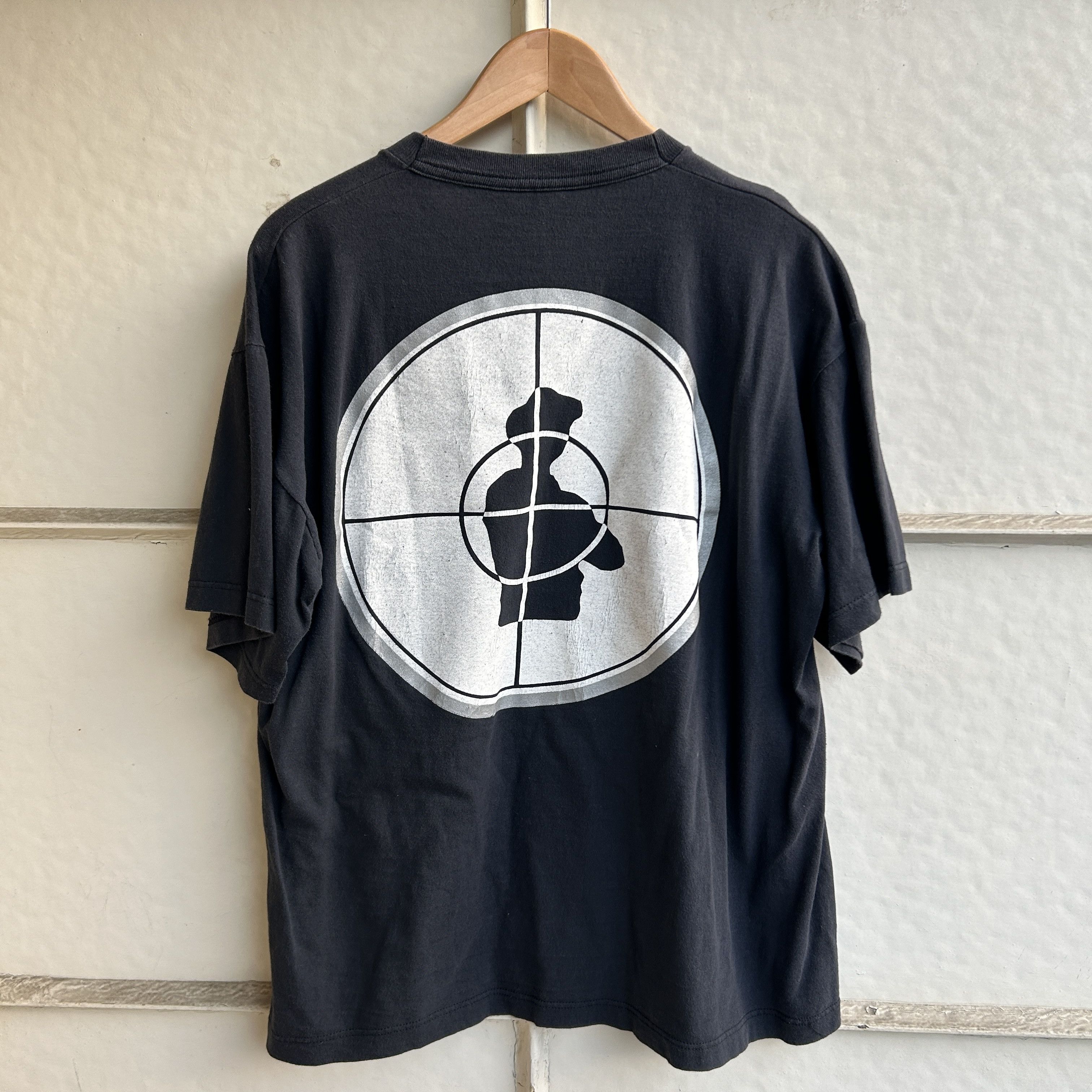 image of Band Tees x Vintage 90's Public Enemy T-Shirt in Black, Men's (Size XL)