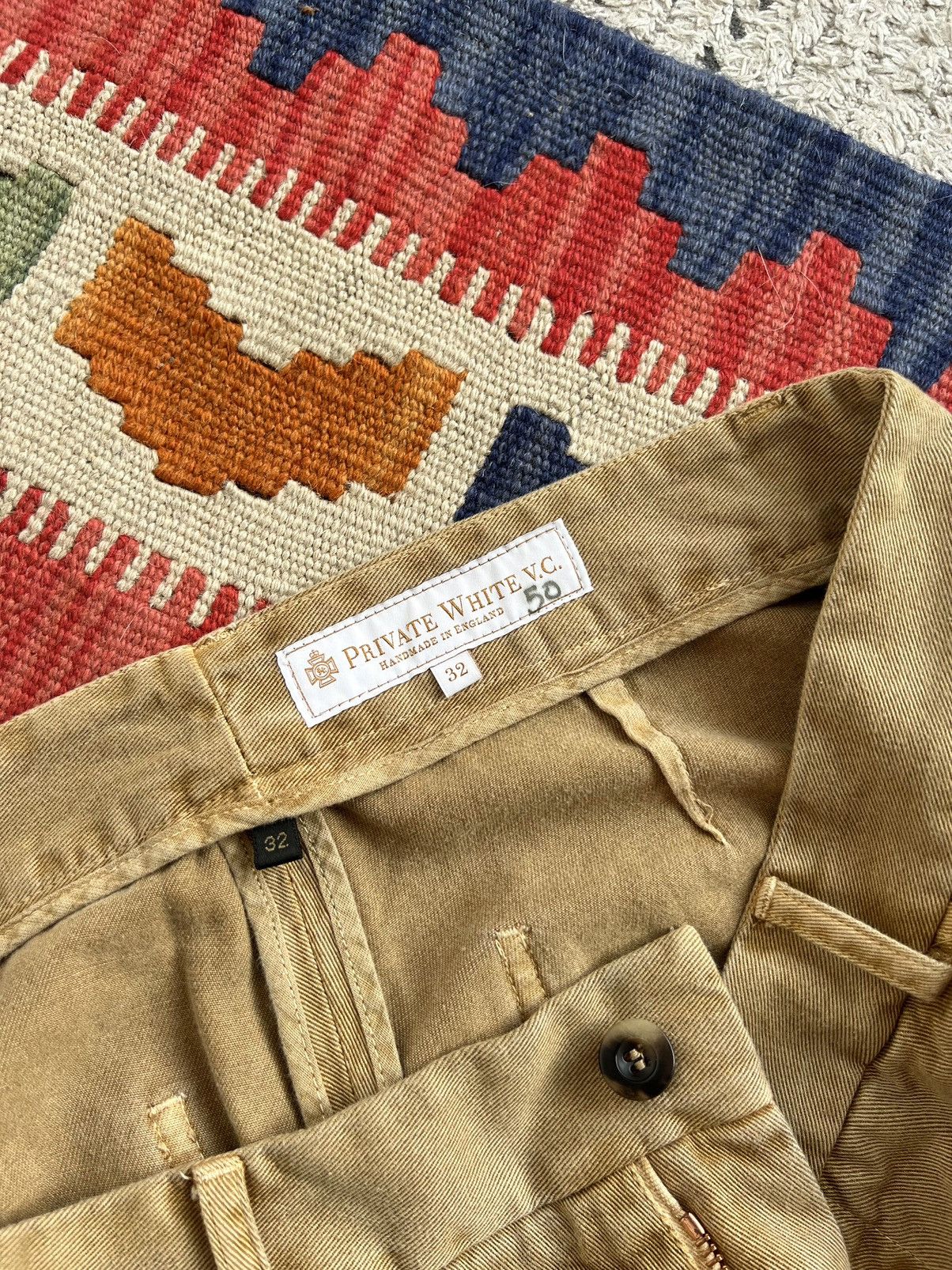 Private White V.C. Private White V.C Cotton Twill Work Garment Dyed Pants Size US 31 - 10 Thumbnail