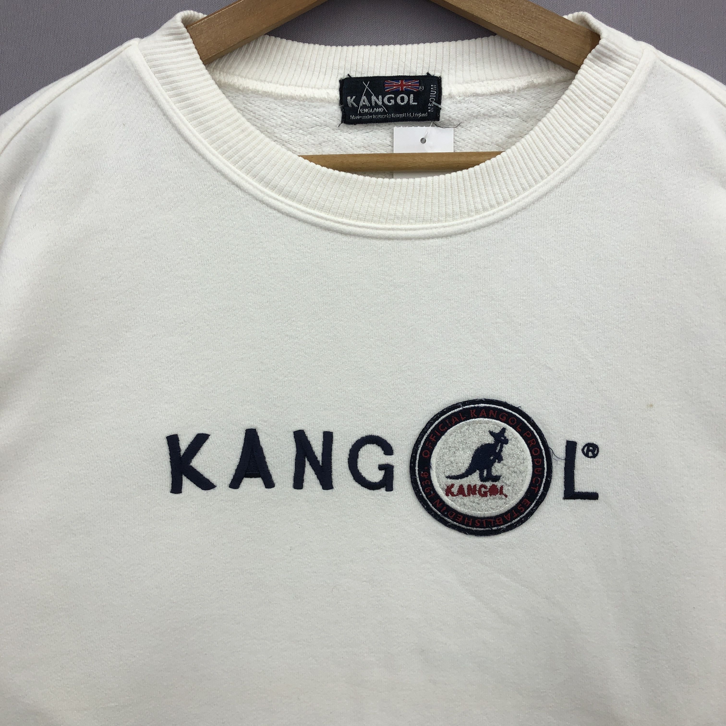 Kangol × Vintage Vintage Kangol Sweater Kangol Sweatshirt Jumper Pullover Size US L / EU 52-54 / 3 - 3 Thumbnail