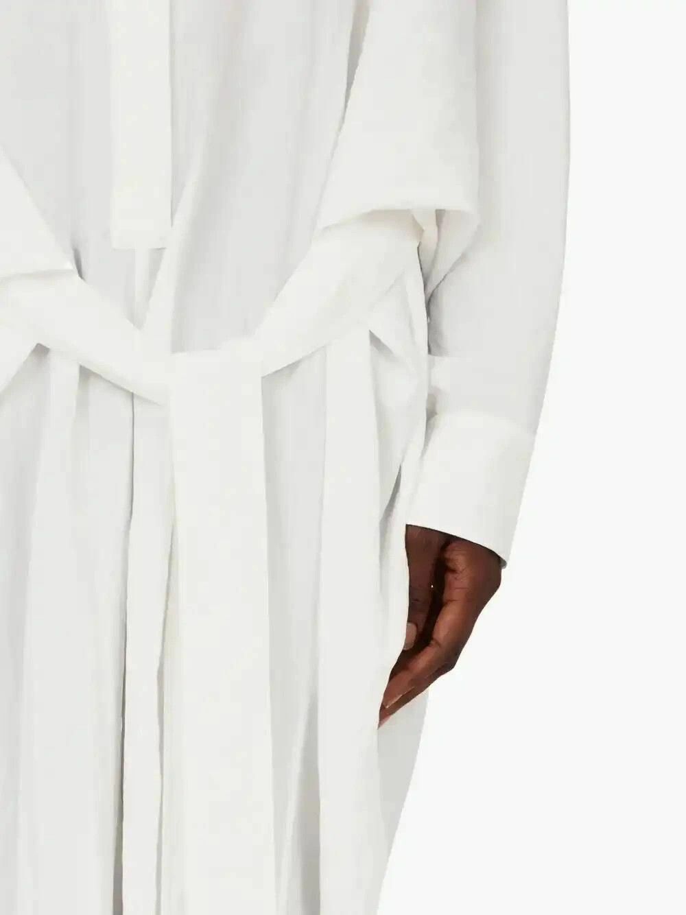 Salvatore Ferragamo o1y0426 Jumpsuit in White Size 26" / US 2 / IT 38 - 5 Thumbnail