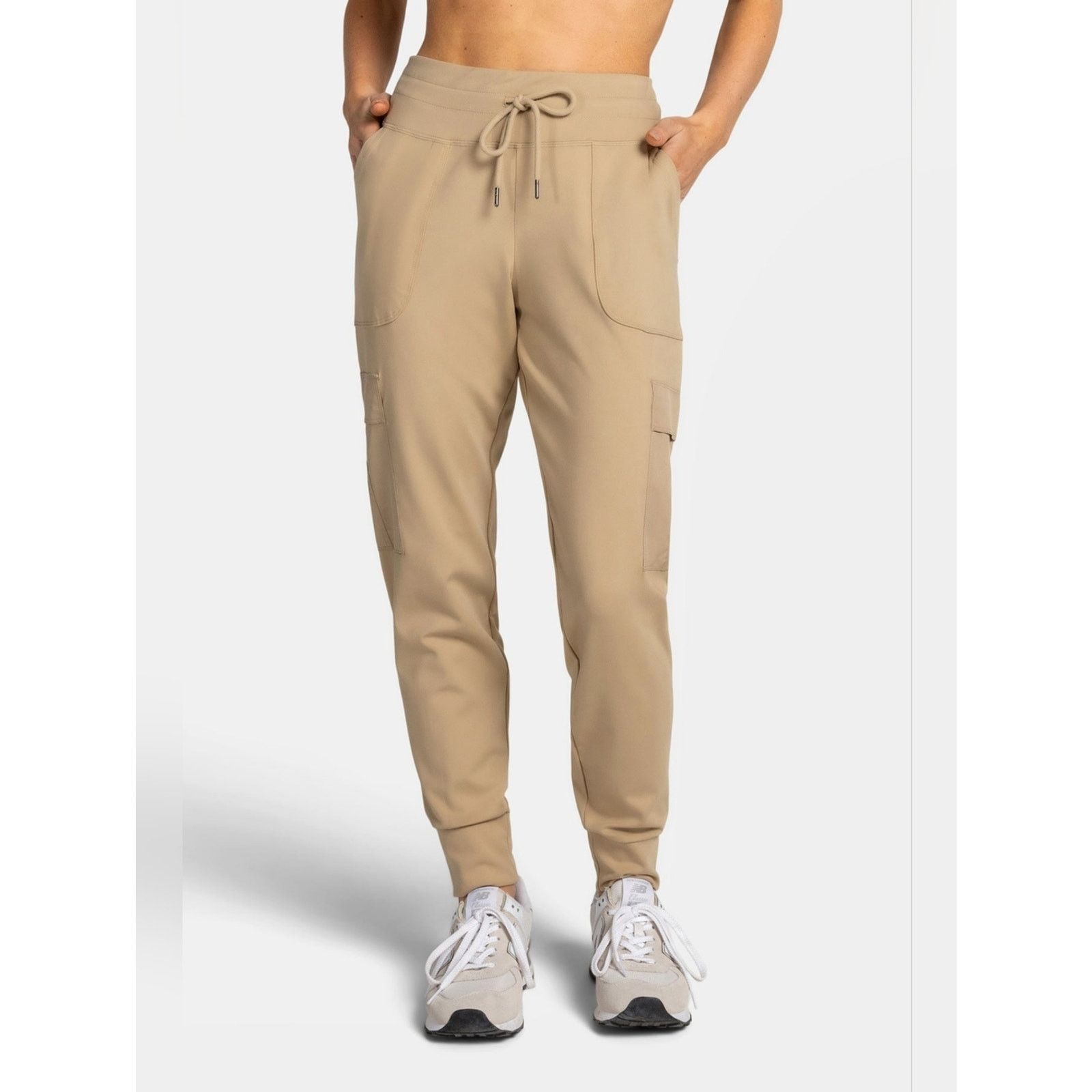 Kyodan Kyodan Ridge Cargo Jogger Drawstring Pants Taupe Gray Med Size 32" / US 10 / IT 46 - 1 Thumbnail