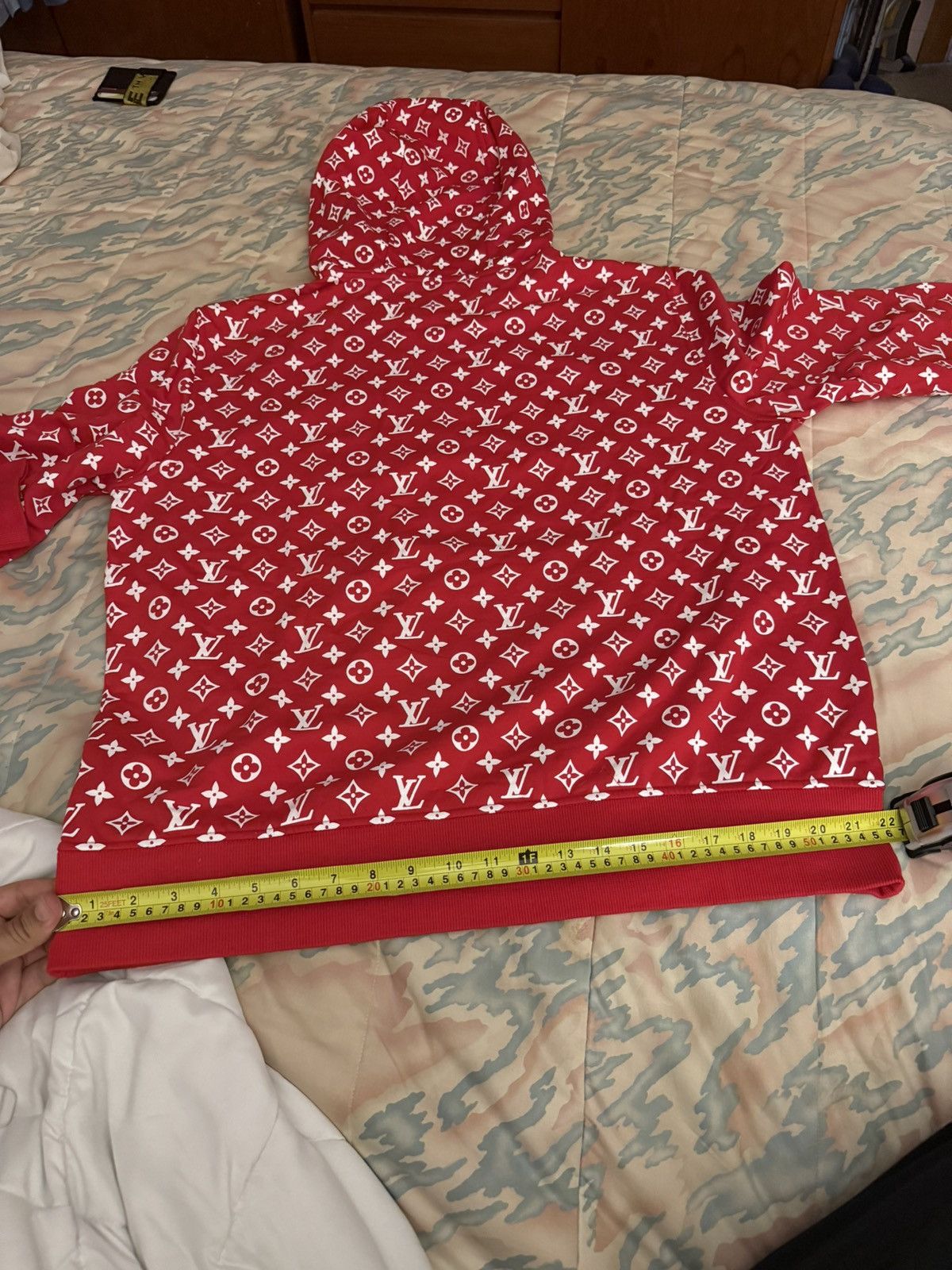 Louis Vuitton × Supreme Supreme x Louis Vuitton Box Logo Hooded Sweatshirt Size US XXL / EU 58 / 5 - 19 Thumbnail