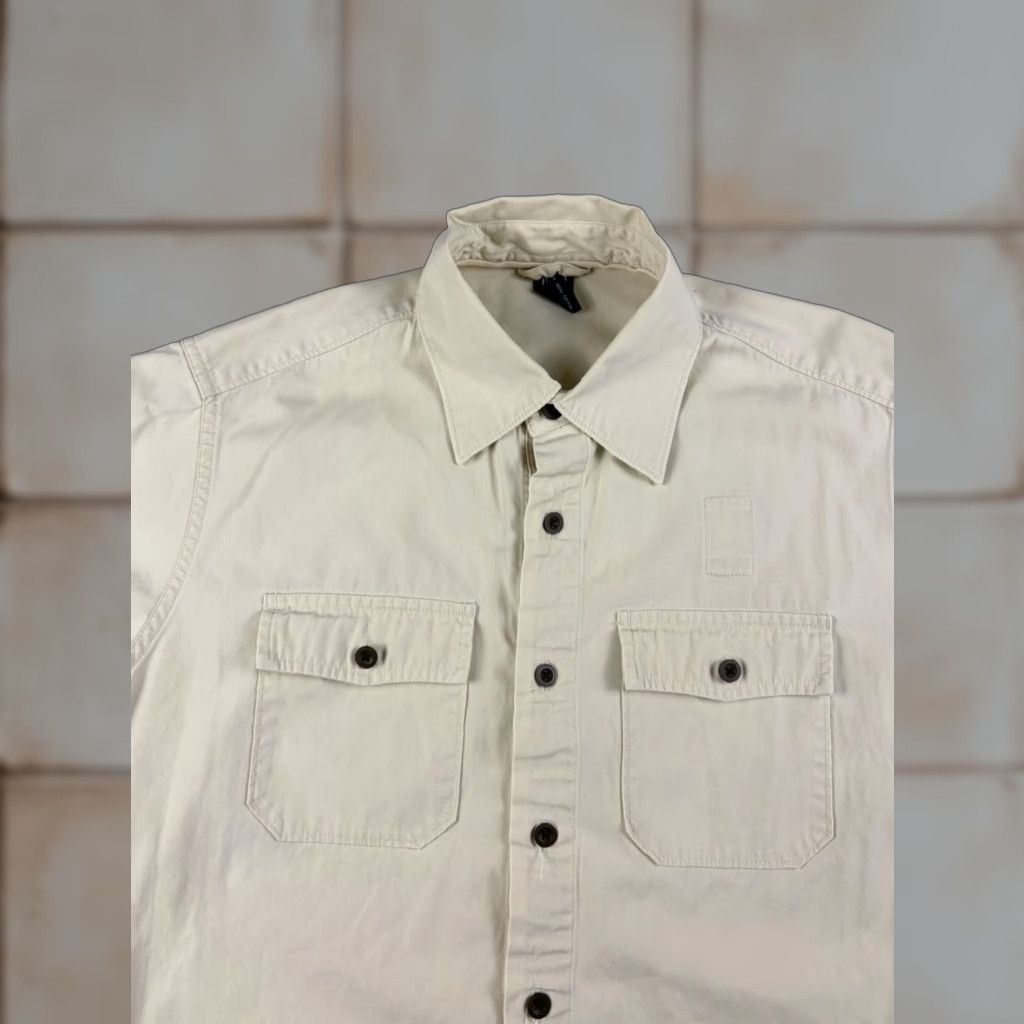 Gap VINTAGE Gap Shirt Men’s S Beige Short Sleeve Button-Up Workwear Cotton Size US S / EU 44-46 / 1 - 1 Thumbnail