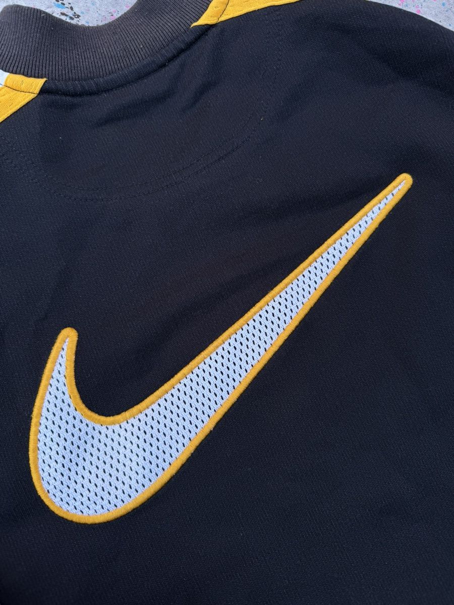 Nike Nike 90s Vintage crewneck Black and Yellow Skate Retro Swag Size US XL / EU 56 / 4 - 9 Thumbnail