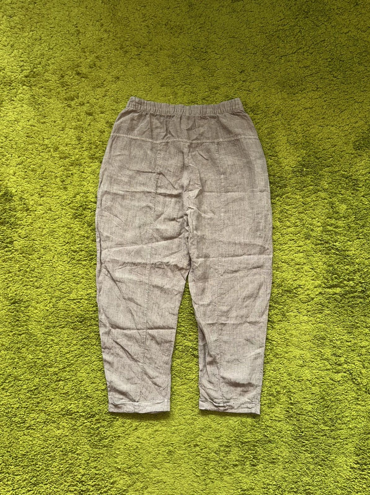 Transit avant garde barrel wide leg fit linen pants