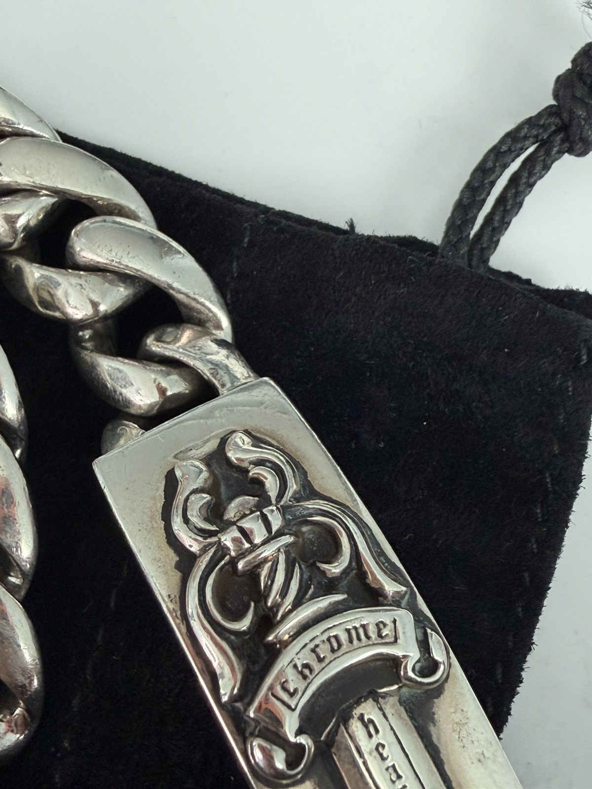 Chrome Hearts Chrome Heart Dagger Floral Id Bracelrt Size ONE SIZE - 10 Thumbnail