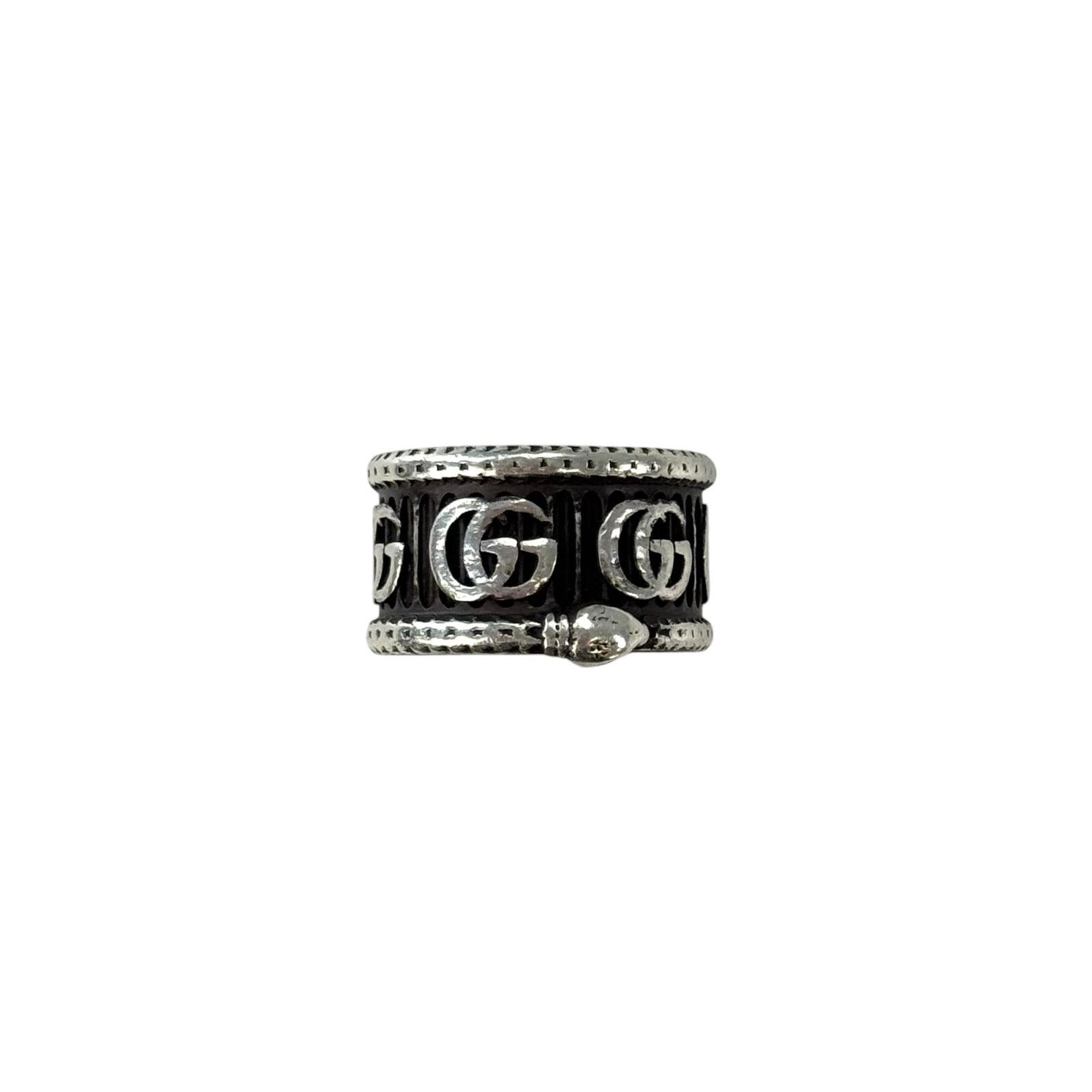 Gucci Gucci Sterling Silver GG Marmont Snake Ring Size ONE SIZE - 3 Thumbnail