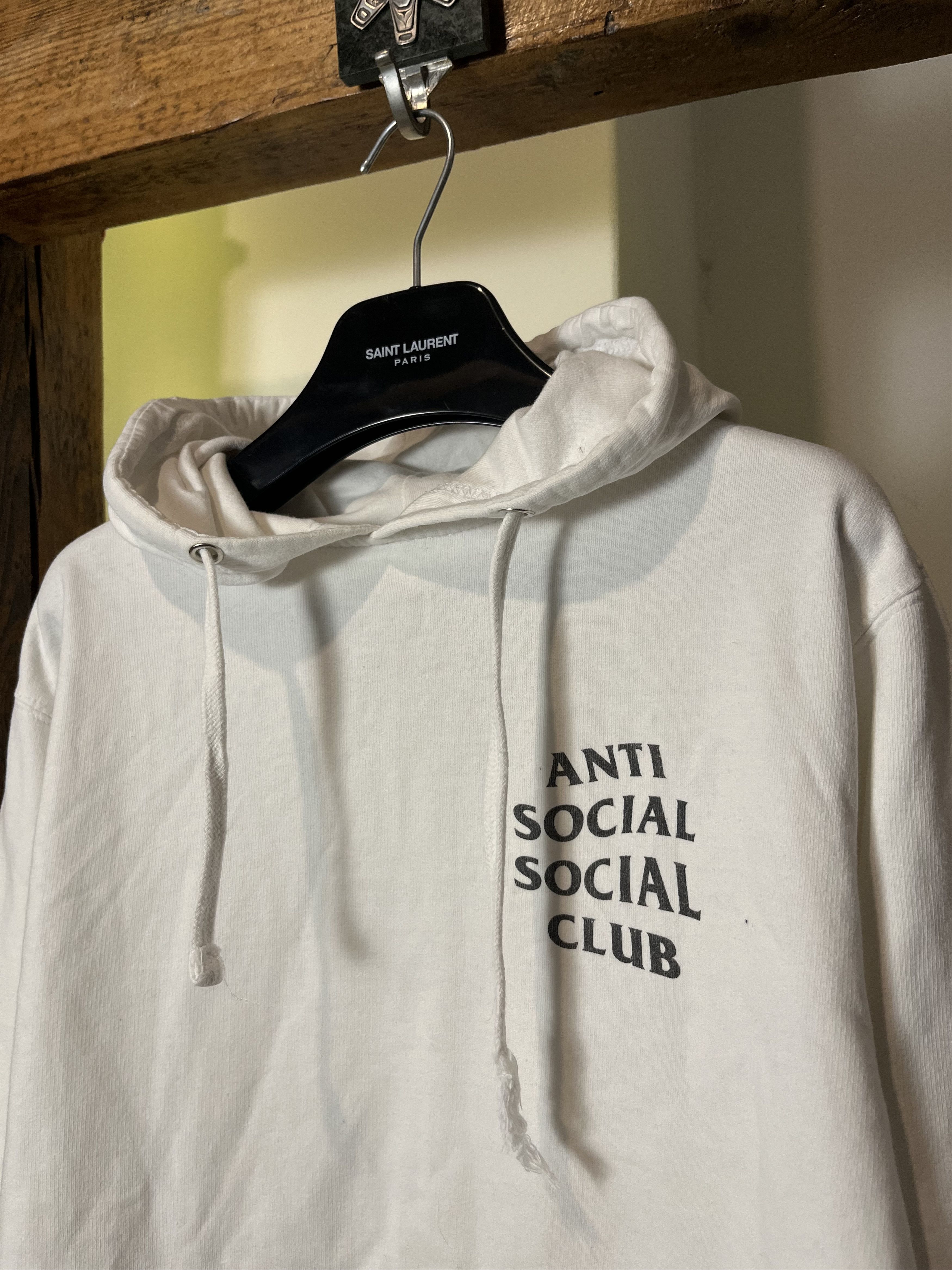 Anti Social Social Club × Independent Trading Co. Anti Social Social Club ASSC Classic Logo White Hoodie Size US S / EU 44-46 / 1 - 3 Thumbnail