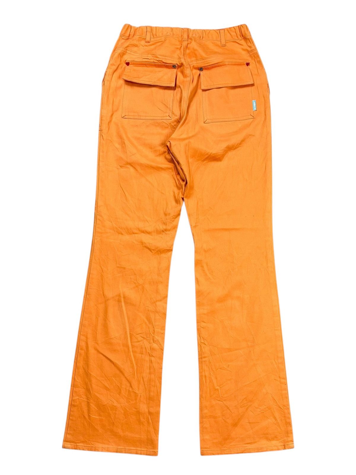 Hysteric Glamour 2000s Angel Blue - Flared Orange Pants Size US 28 / EU 44 - 2 Thumbnail