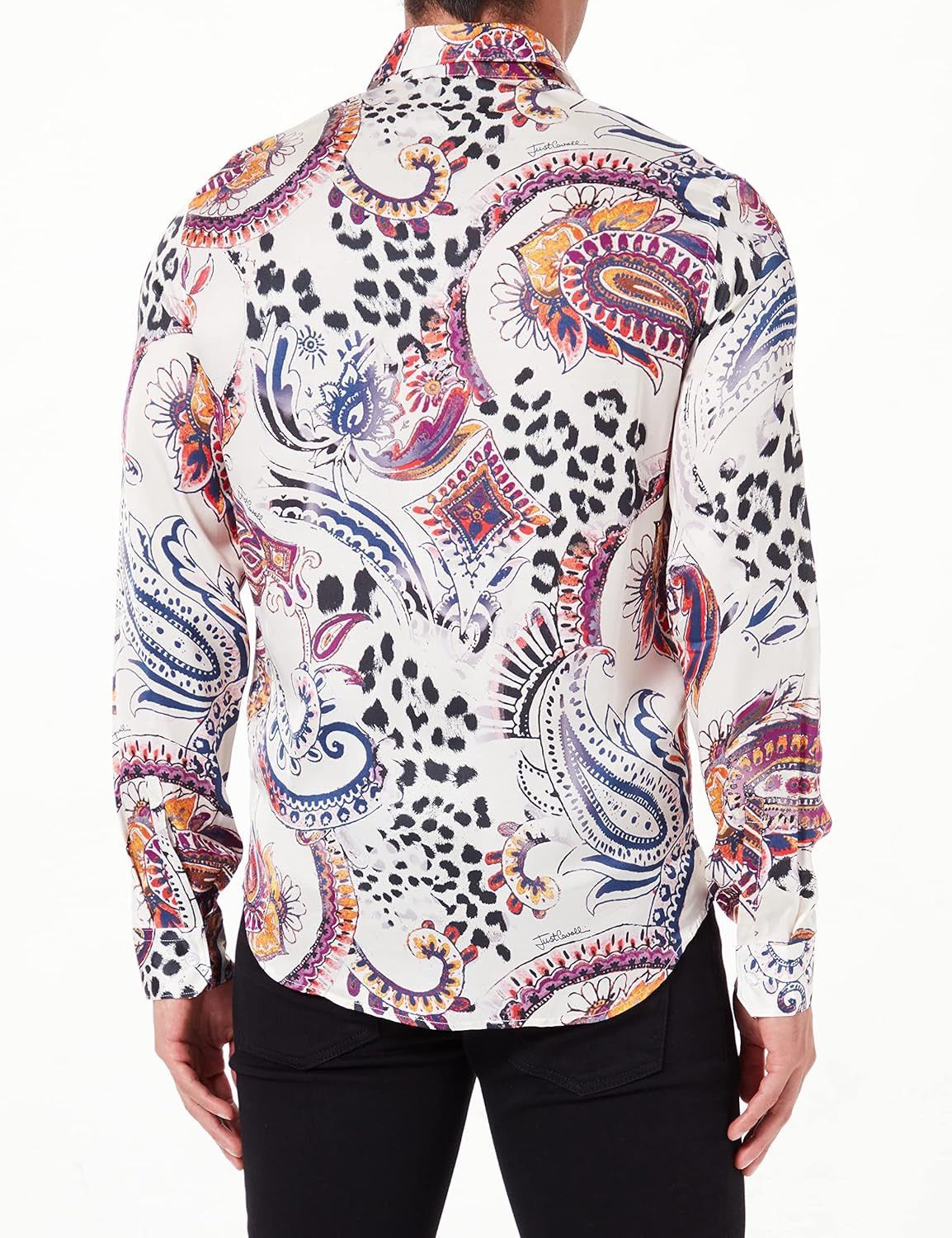 Just Cavalli !DS! AW22 Just Cavalli Paisley Viscose Shirt Size US S / EU 44-46 / 1 - 5 Thumbnail