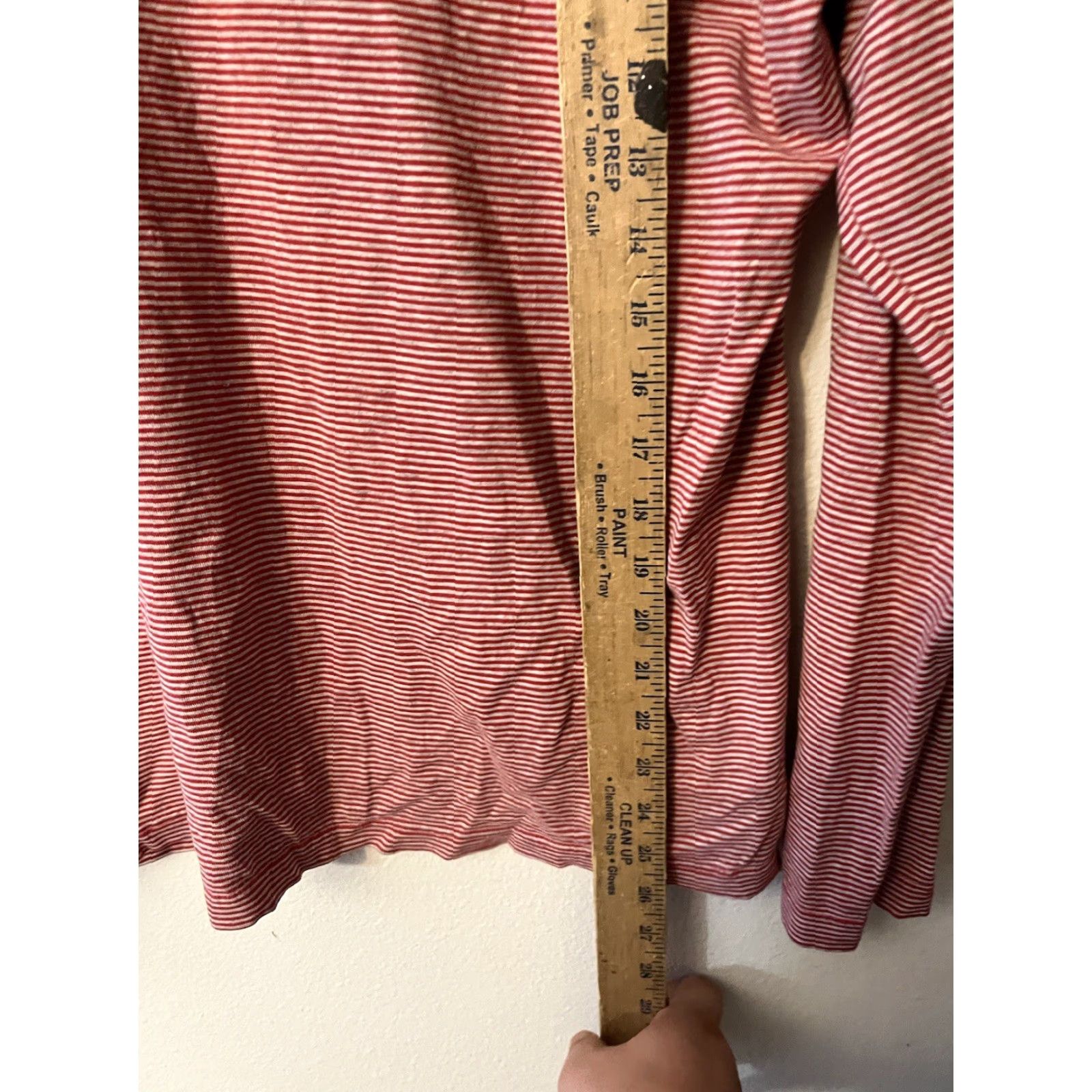 Polo Ralph Lauren VINTAGE Polo Ralph Lauren Hoodie Polo Jeans Co Striped Fleece Size L Red Logo Embroidered Pullover Hooded Mens Size US L / EU 52-54 / 3 - 4 Thumbnail