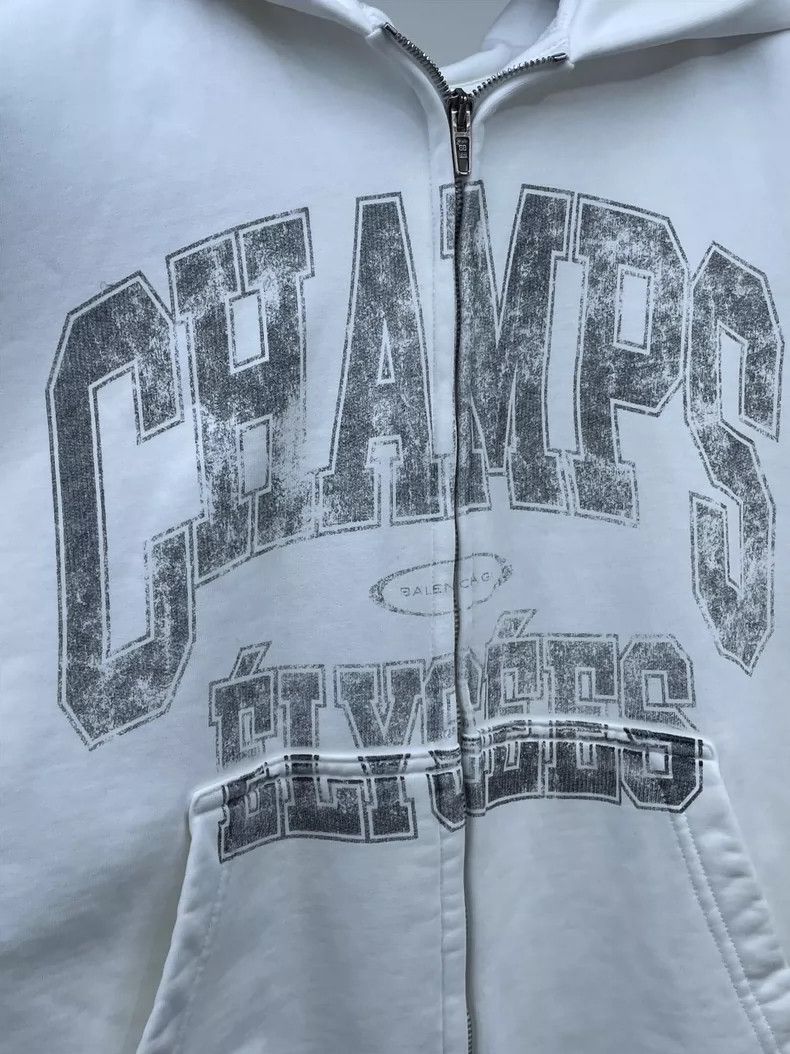Balenciaga Balenciaga Blurred Letter Hoodie Size US XS / EU 42 / 0 - 6 Thumbnail
