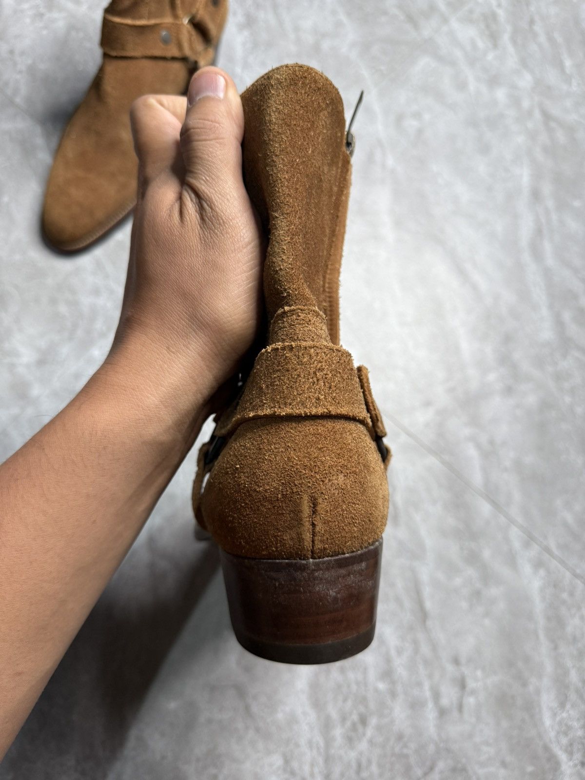 Saint Laurent Paris Saint Laurent By Hedi Slimane Wyatt Harness Boots Size US 7 / EU 40 - 6 Thumbnail