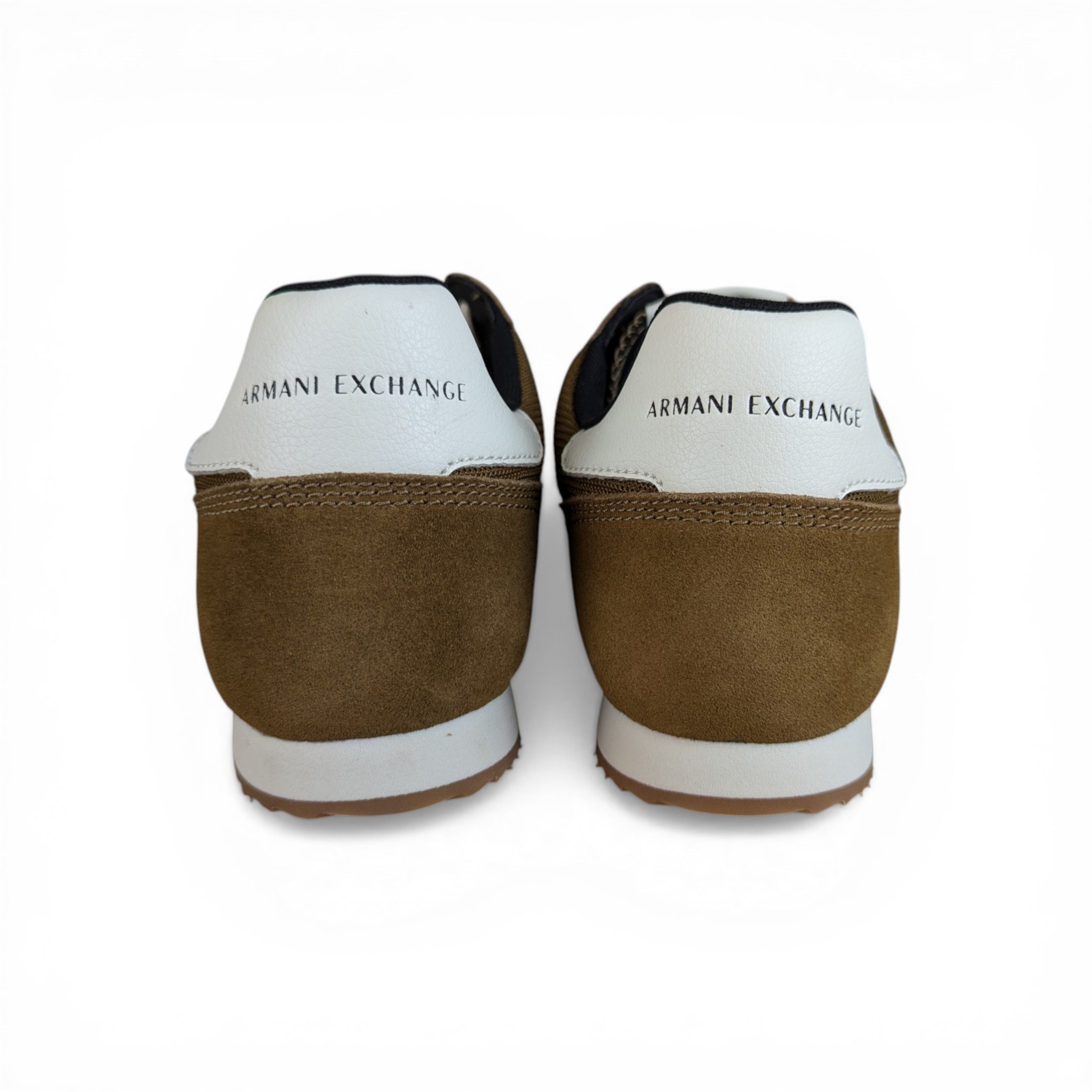 Armani Exchange ARMANI EXCHANGE BROWN SUEDE SNEAKERS Size US 10 / EU 43 - 6 Thumbnail