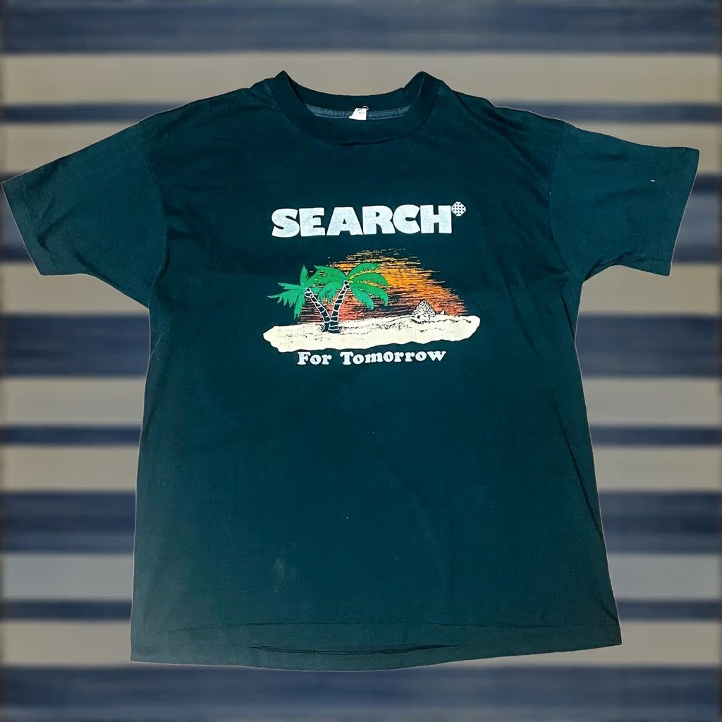 Vintage VINTAGE Screen Stare T-Shirt XL Black Short Sleeve Crew Neck Men 90s Theme Read Description Size US XL / EU 56 / 4 - 1 Thumbnail
