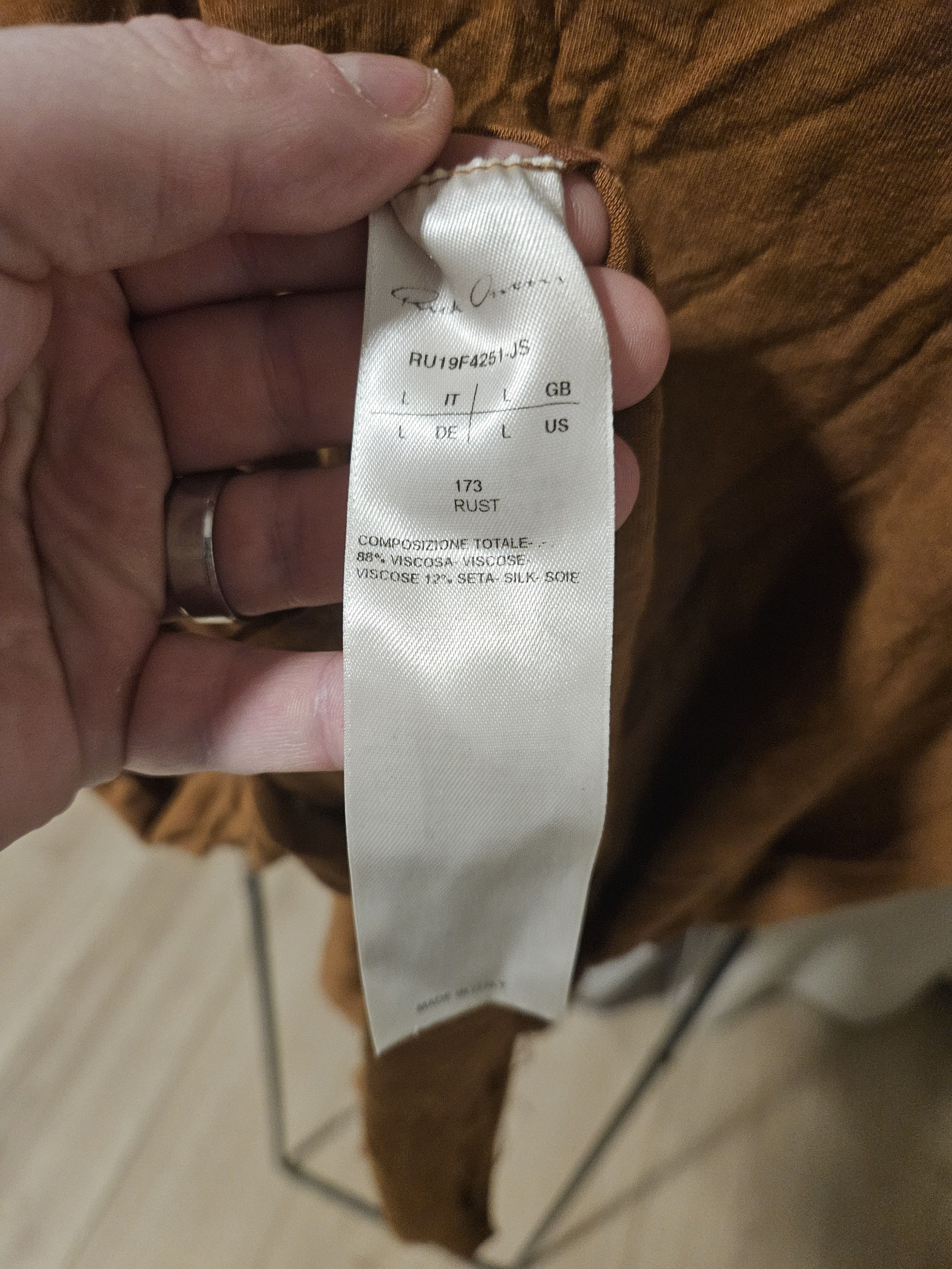 Rick Owens Rick Owens Basic Tee Size US M / EU 48-50 / 2 - 4 Thumbnail