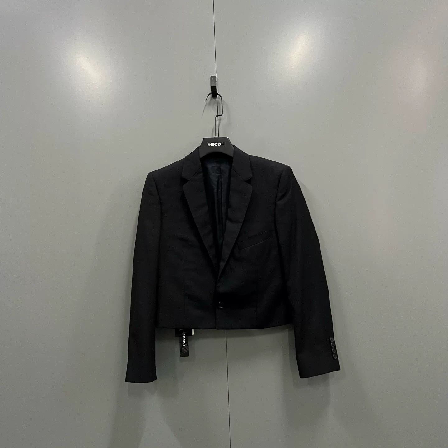 Celine Celine Black Lapel Short Blazer Size S / US 4 / IT 40 - 1 Thumbnail