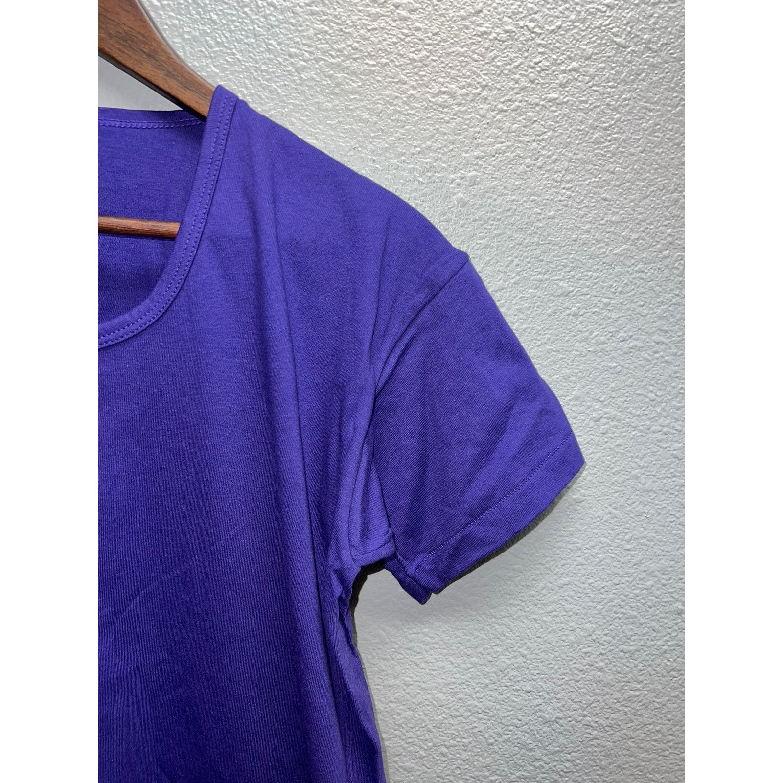 Vintage 90s Women's Vintage H.L. Miller Gold Purple Blank Shirt Top Size M / US 6-8 / IT 42-44 - 3 Thumbnail