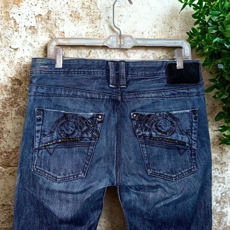 Diesel Diesel Timmen 008GE Jeans W31 L34 Button Fly Straight Mens Size US 31 - 6 Thumbnail