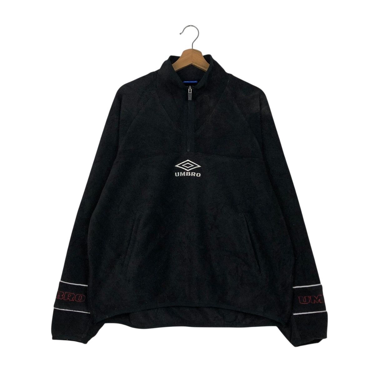 Japanese Brand 🔥VINTAGE ANORAK HALF ZIPPER SWEATER COLLAR UMBRO Size US M / EU 48-50 / 2 - 3 Thumbnail