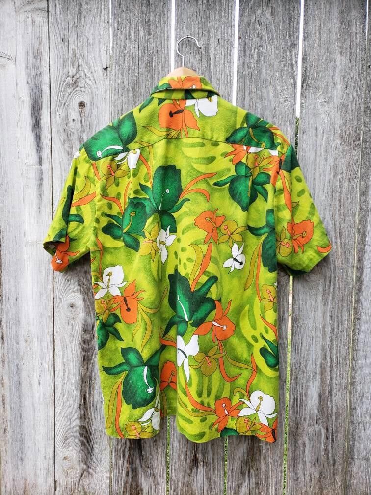 Designer Vintage Mens Hawaiian Party Button down shirt button up Size US L / EU 52-54 / 3 - 3 Thumbnail