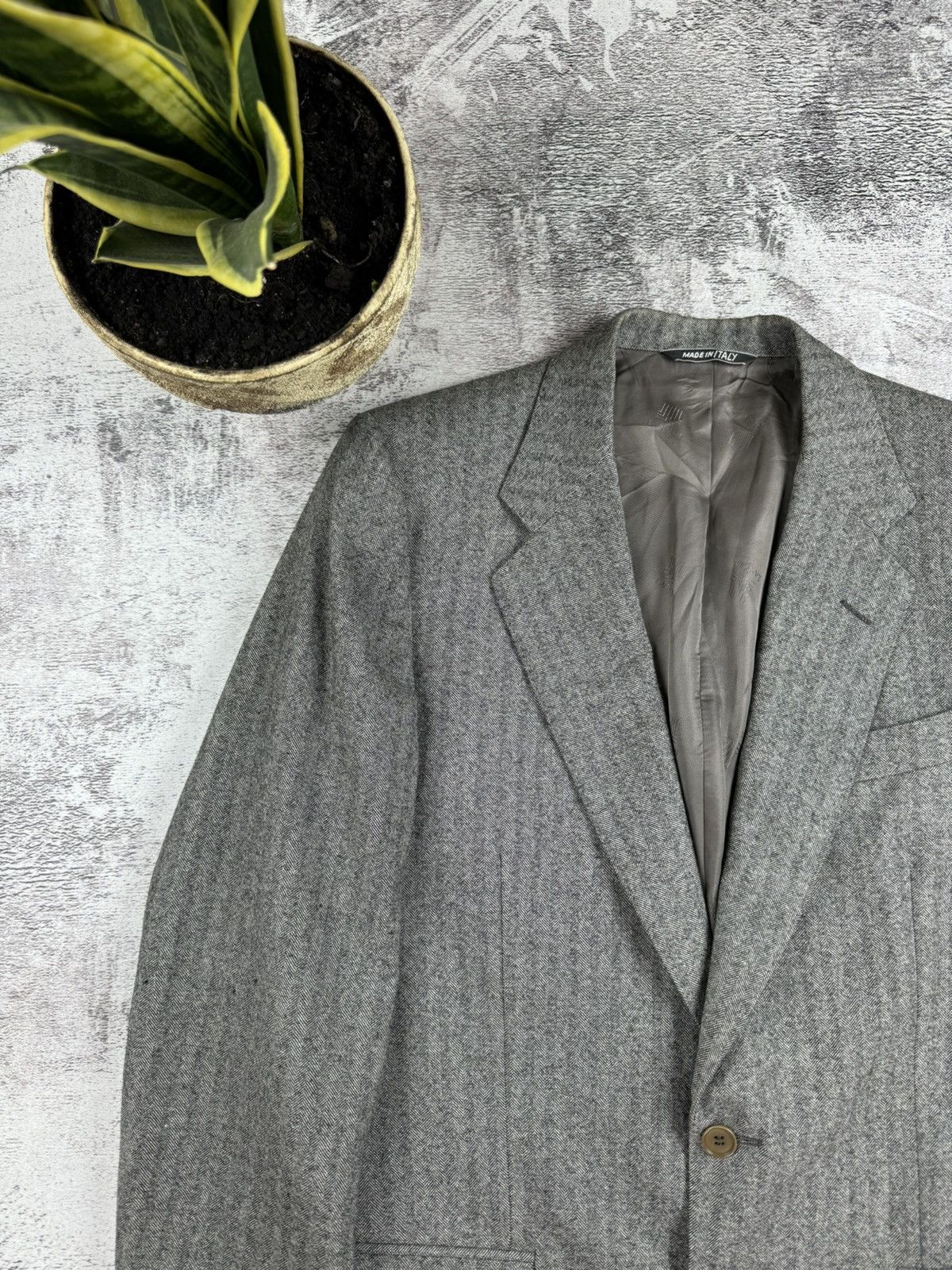 Lanvin Vintage LANVIN Paris Luxury Made in Italy Blazer Jacket Size 46R - 4 Thumbnail
