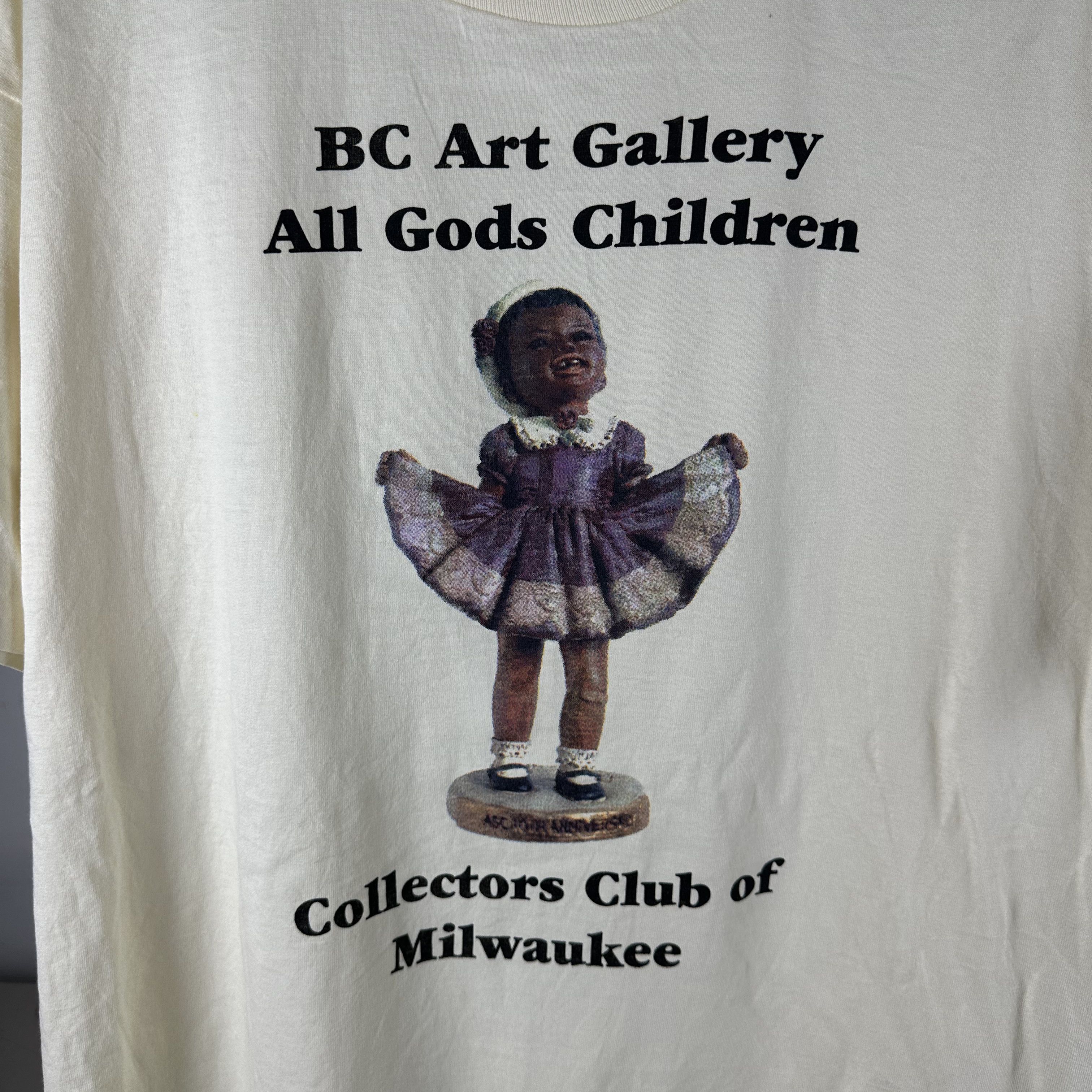 Vintage ​​​80s 90s BC Art Gallery All Gods Collection T-shirt Size US XL / EU 56 / 4 - 2 Thumbnail