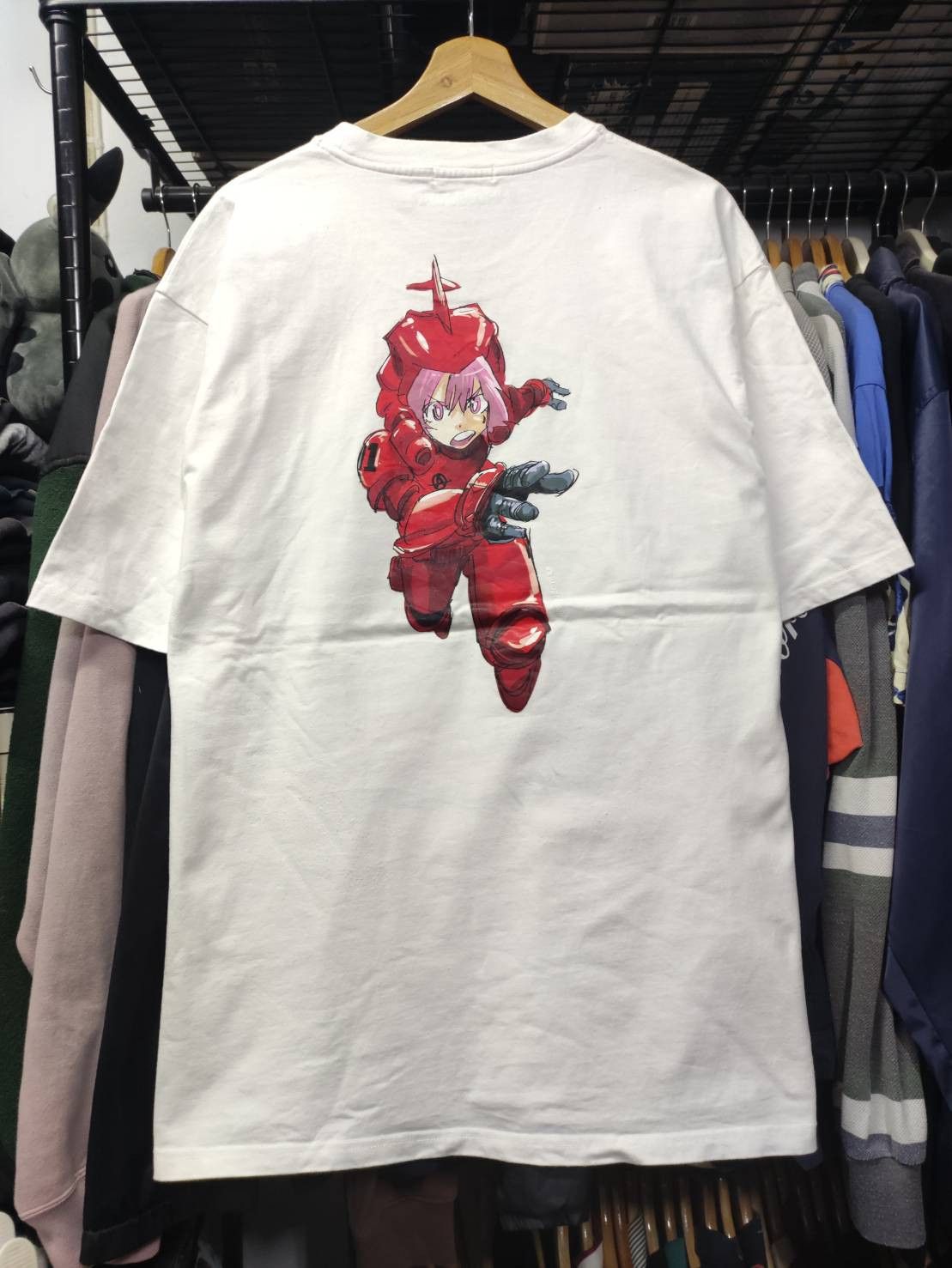 Anime Rare! Moussy Project U × Jun Inagawa "Otaku Killer" T-Shirt Size US L / EU 52-54 / 3 - 2 Thumbnail