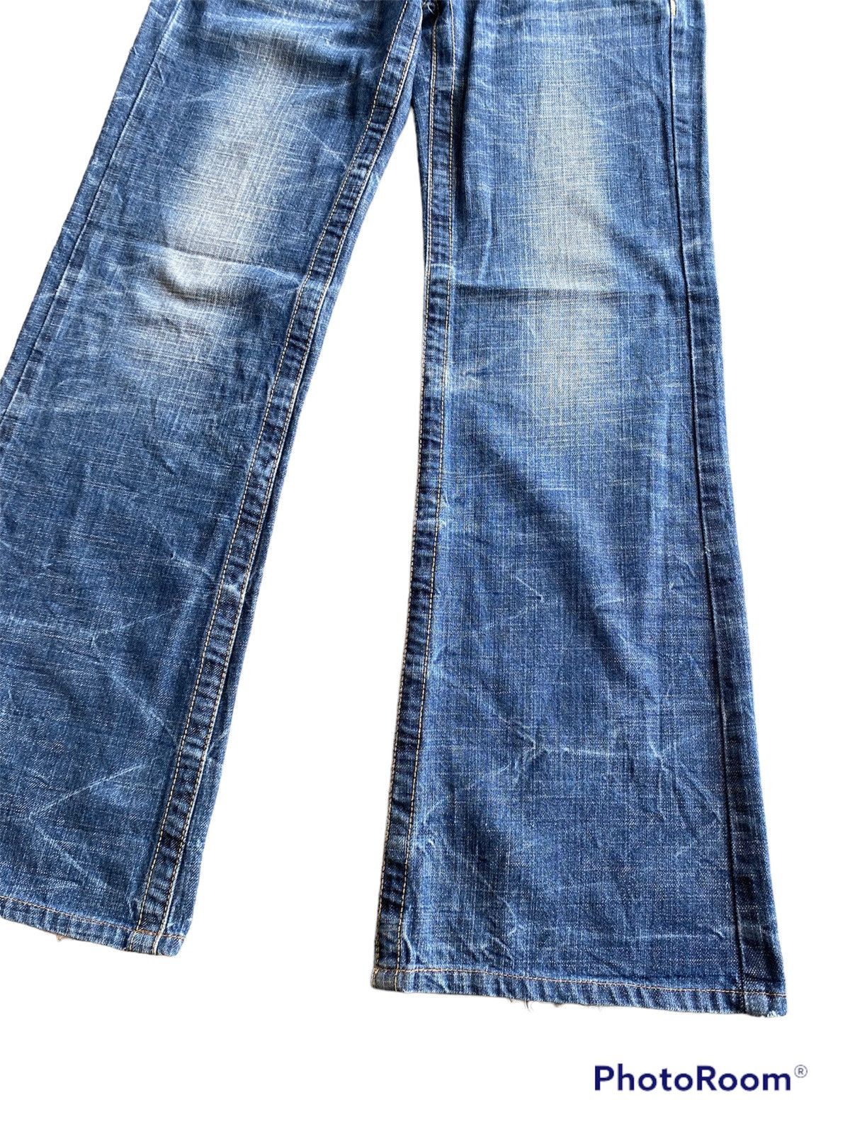 Hysteric Glamour × If Six Was Nine × Japanese Brand Baggy Flare Japan Red Pepper Low Rise Wide Leg Size US 29 - 9 Thumbnail