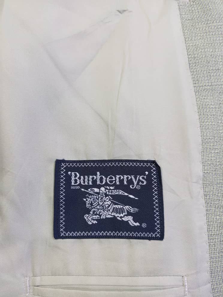 Burberry × Designer × Vintage Vintage Burberry Men Blazer Size 38S - 2 Thumbnail