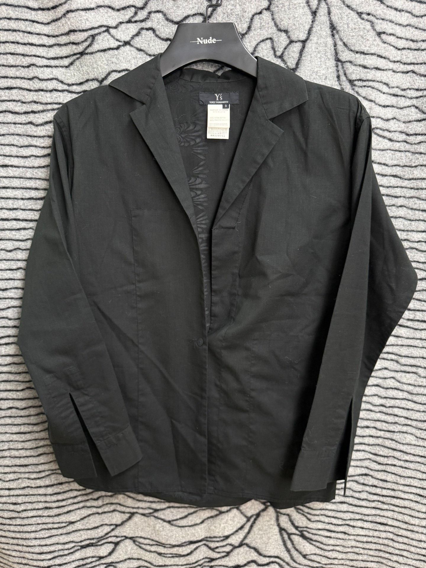 Y's Yohji Yamamoto Y's Sheer Patterned Shirt Size L / US 10 / IT 46 - 1 Thumbnail