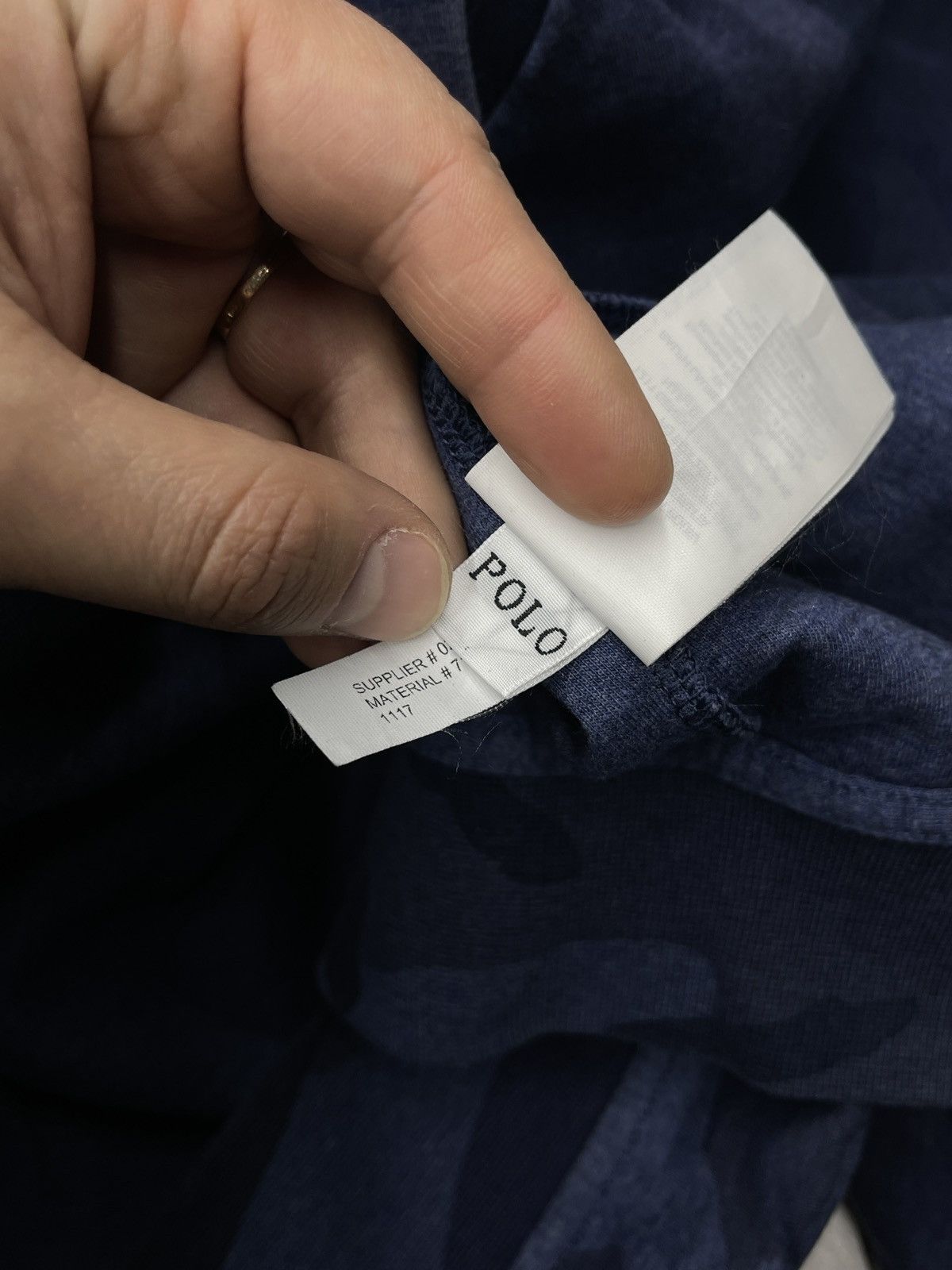 Polo Ralph Lauren Polo Ralph Lauren Performance Navy Camo Full Zip Hoodie Size US M / EU 48-50 / 2 - 8 Thumbnail