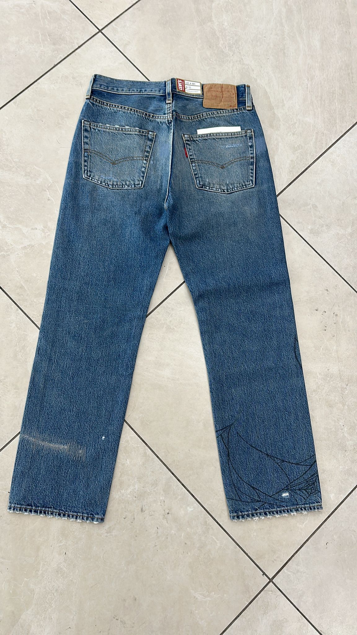 Levi's Vintage Clothing LVC Levi's Vintage Clothing 1984 501XX Tangled Web Jeans Size US 30 / EU 46 - 5 Thumbnail