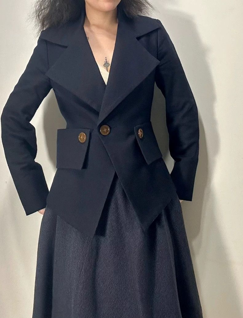 Vivienne Westwood Vivienne Westwood A Tibetan blue double coat Size M / US 6-8 / IT 42-44 - 6 Thumbnail