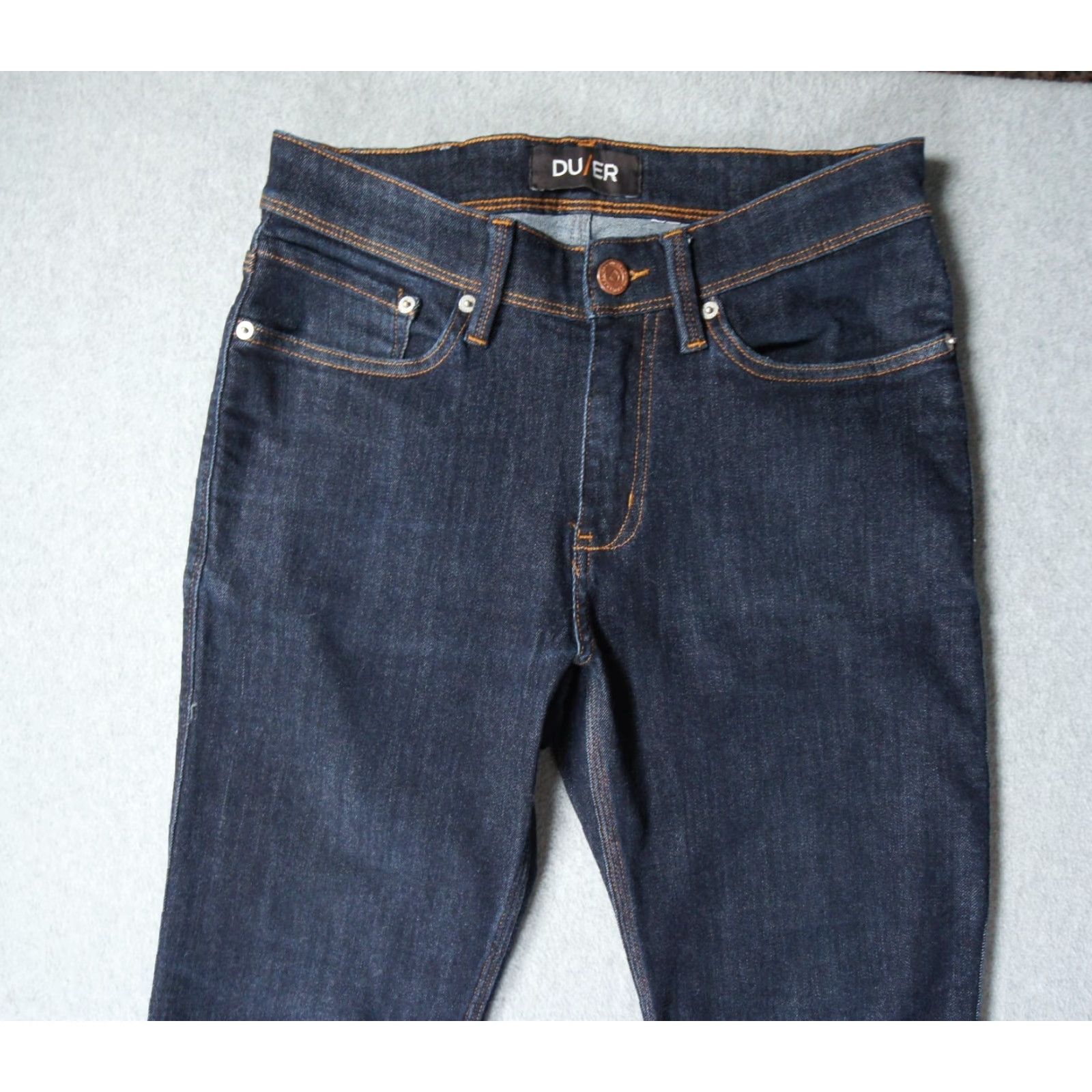 DUER DUER Jeans Mens 30x33 Blue Denim Pants Slim Fit Stretch 5-Pocket Design Casual Casual Size US 30 / EU 46 - 2 Thumbnail