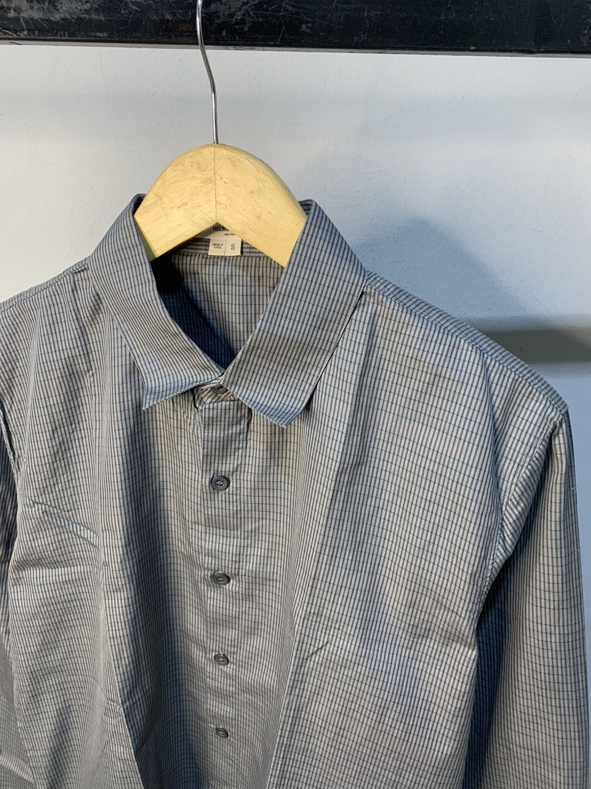 Helmut Lang Helmut Lang Button Ups Plaid Shirt Size US S / EU 44-46 / 1 - 2 Thumbnail
